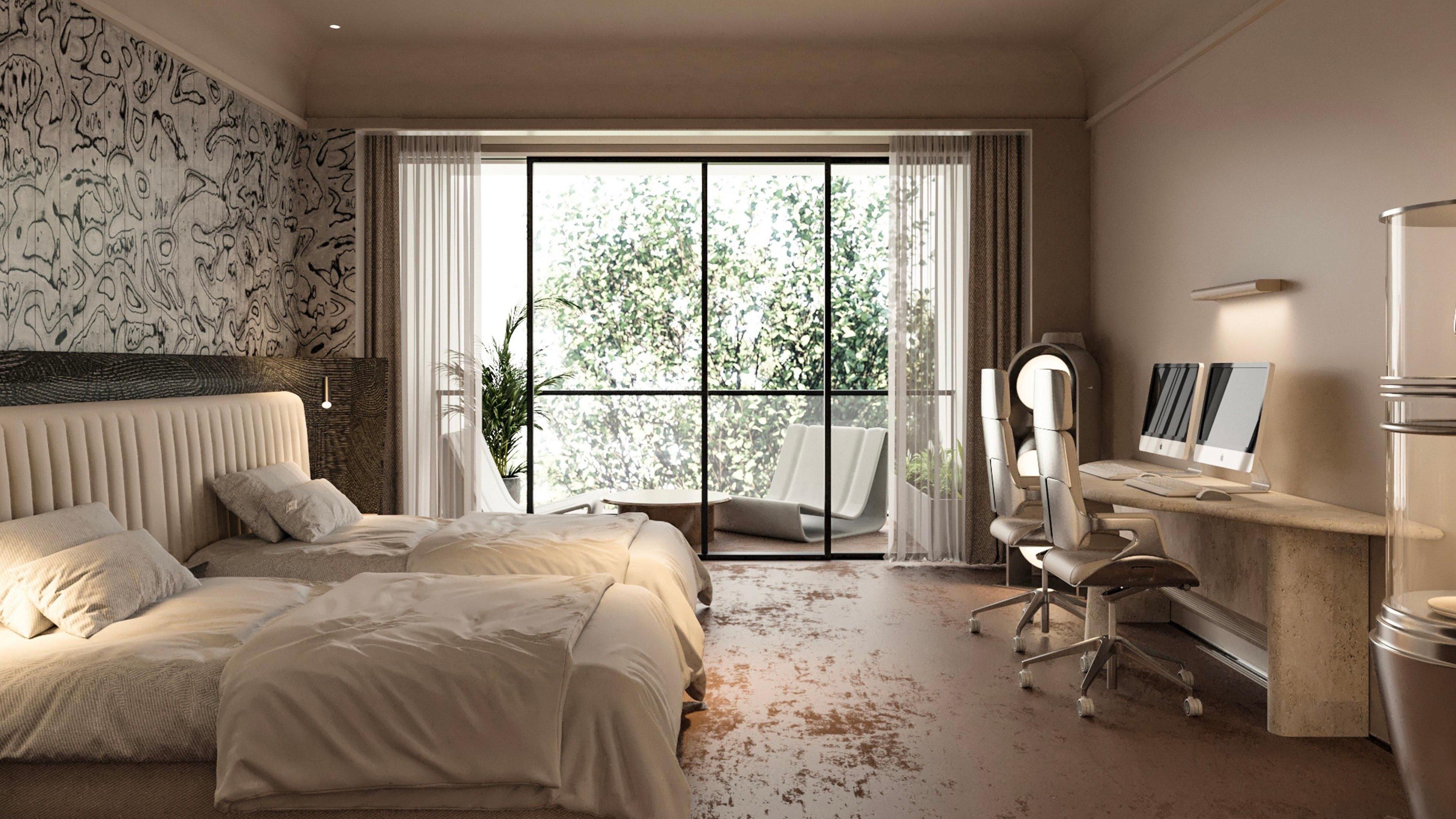 Quadruple Two Double Beds