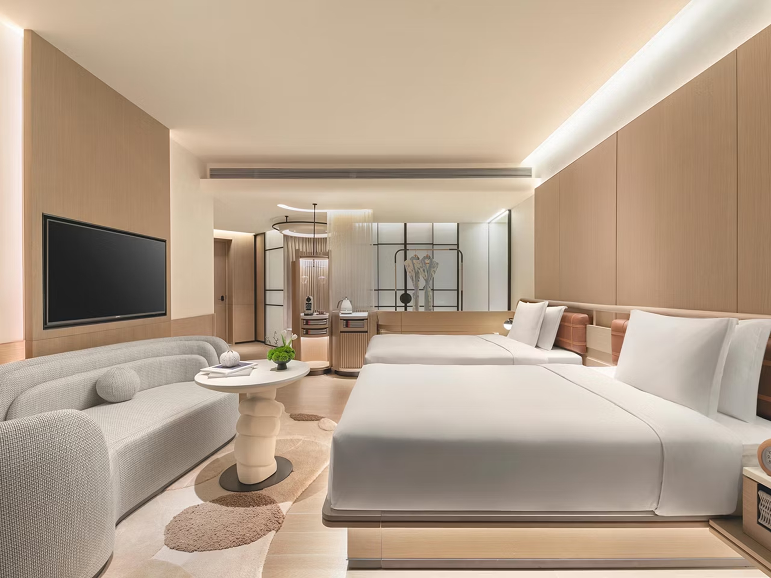 Quadruple Two Double Beds