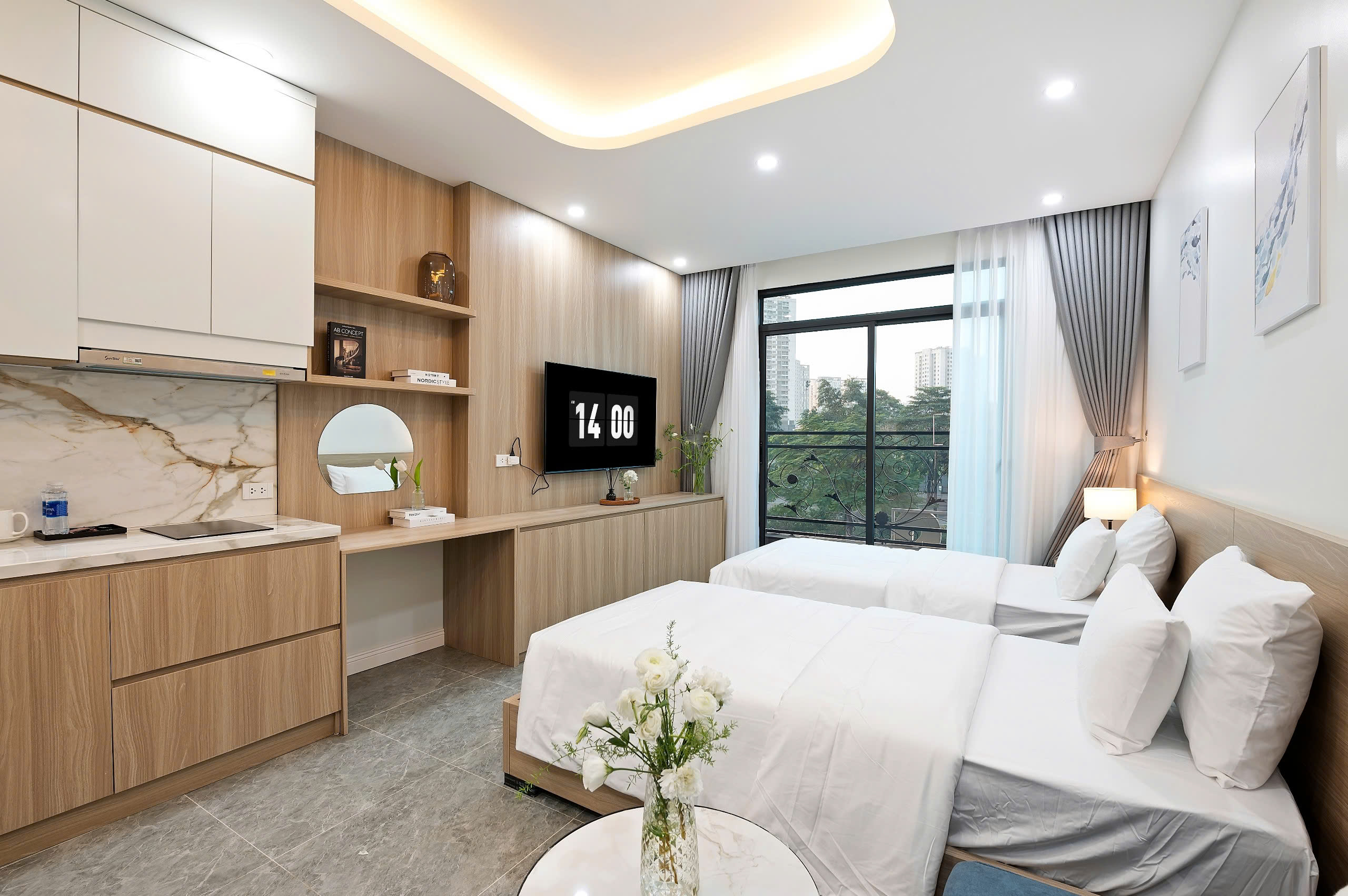 Double or Twin City View