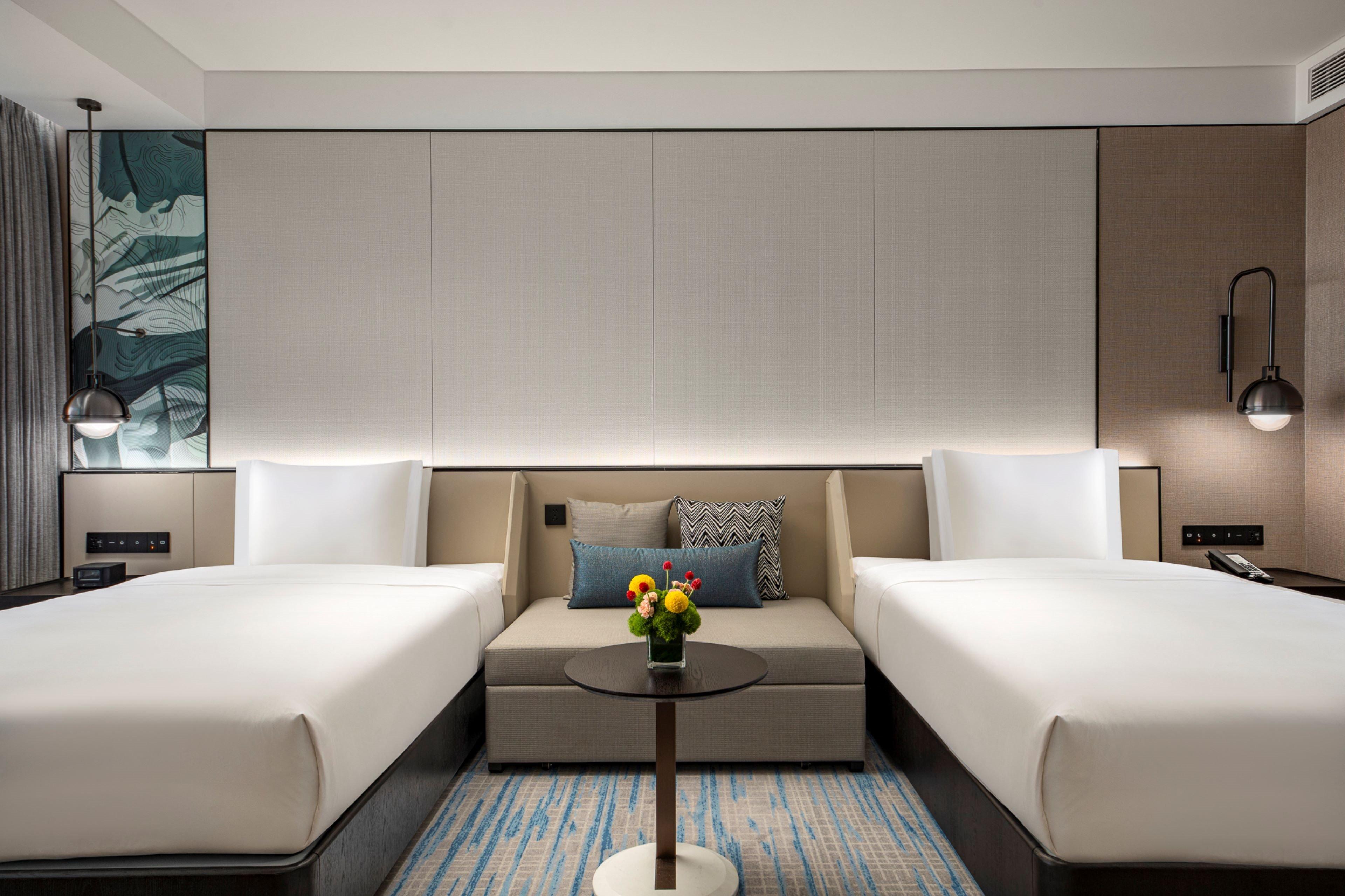 Quadruple Ocean View Two Double Beds