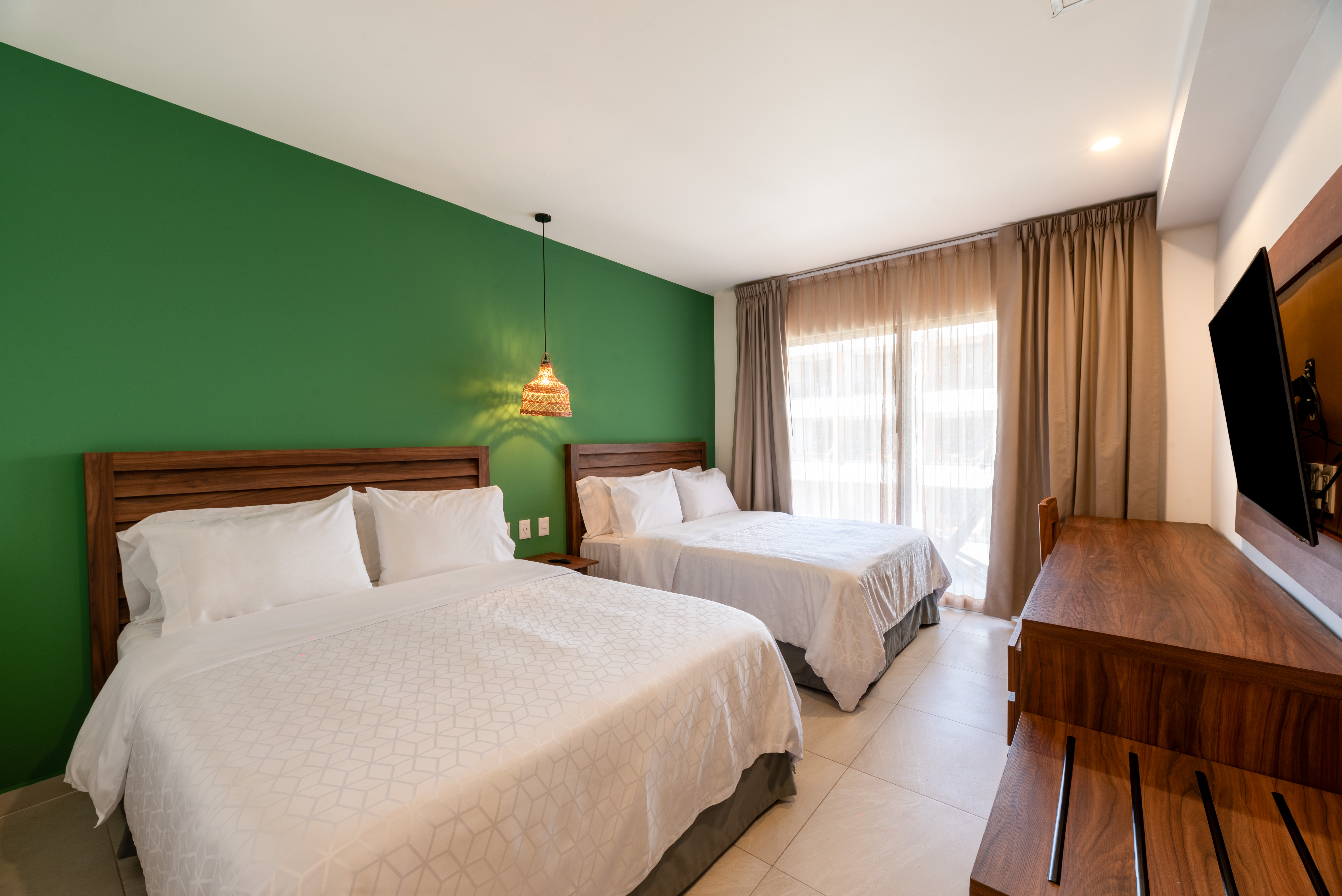 Double Two Double Beds