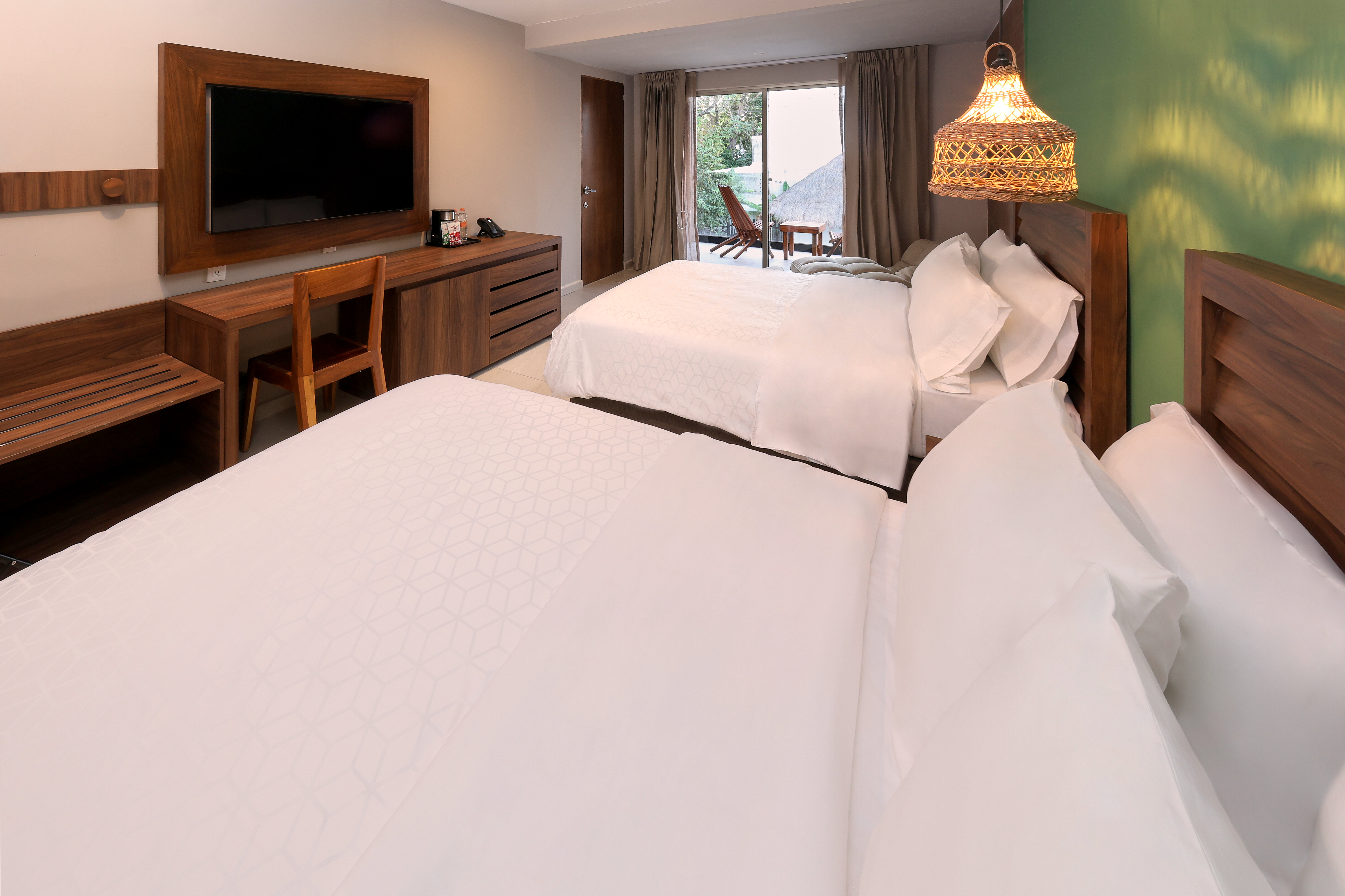 Double Two Double Beds