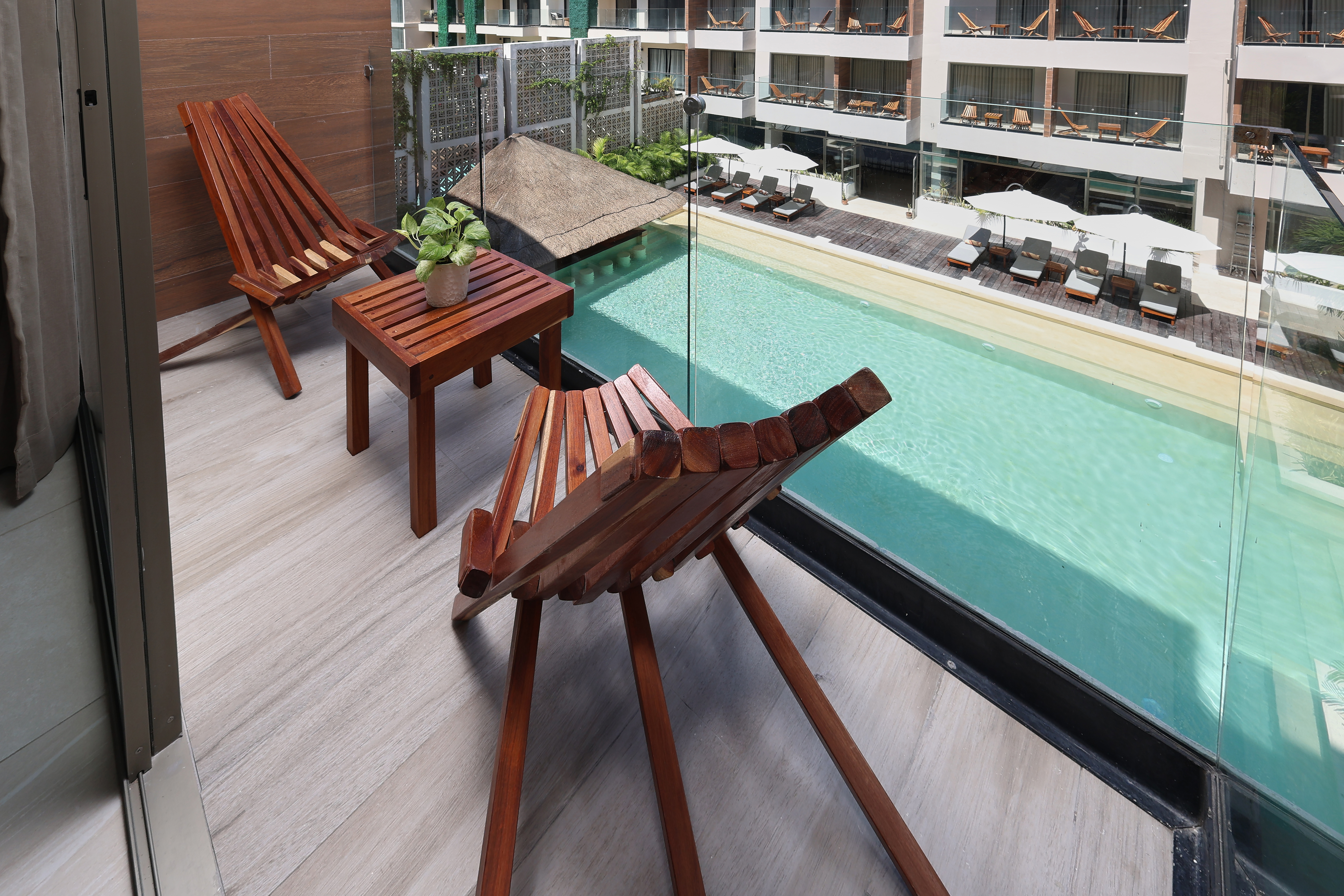 Double Pool View King Bed