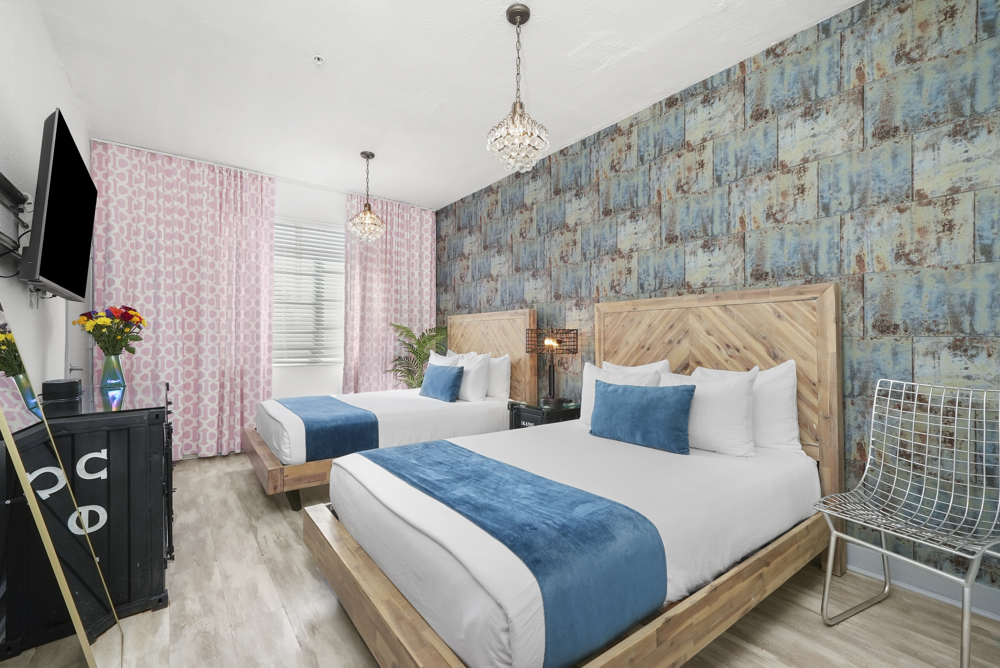 Double Two Queen Beds