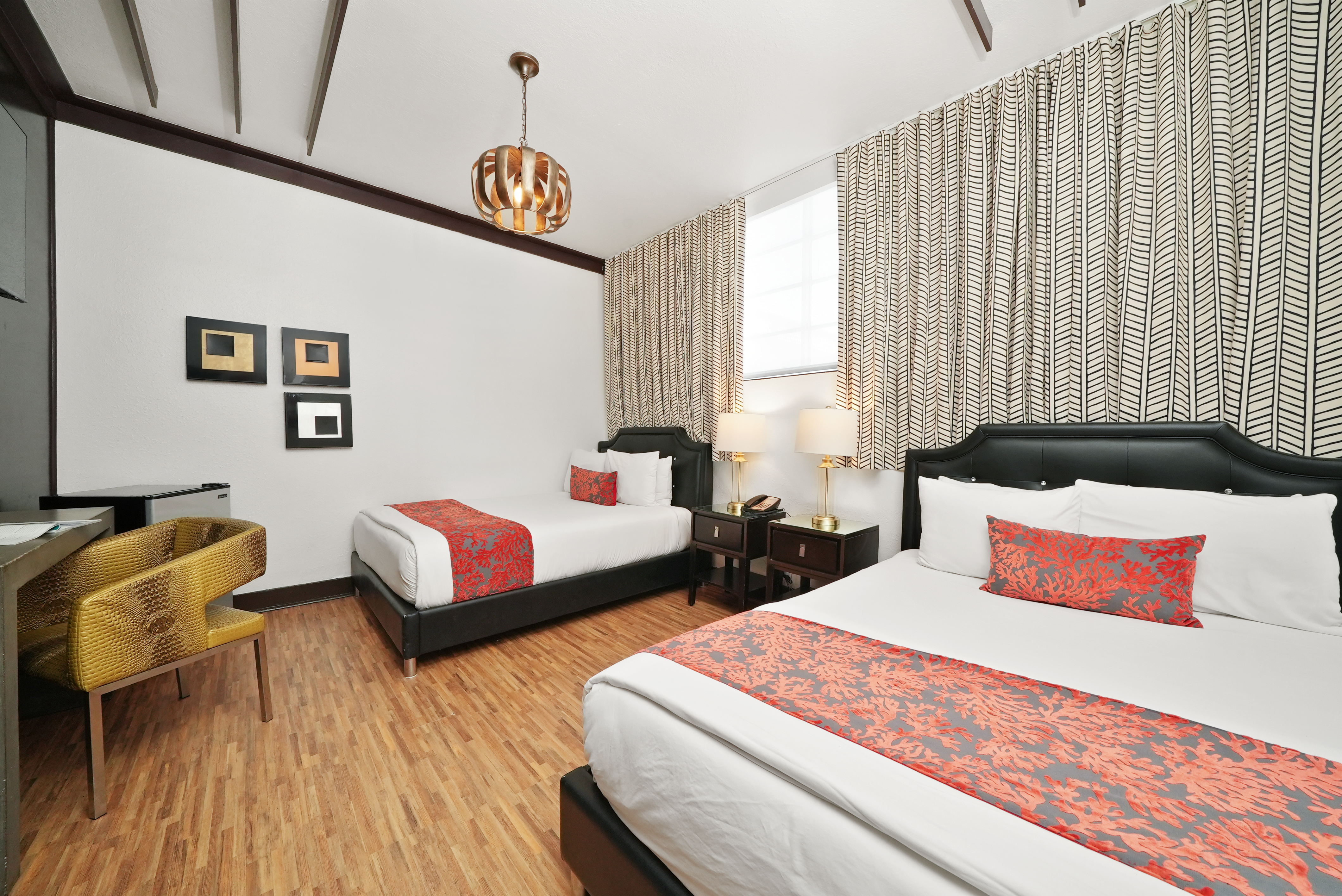 Double Two Double Beds