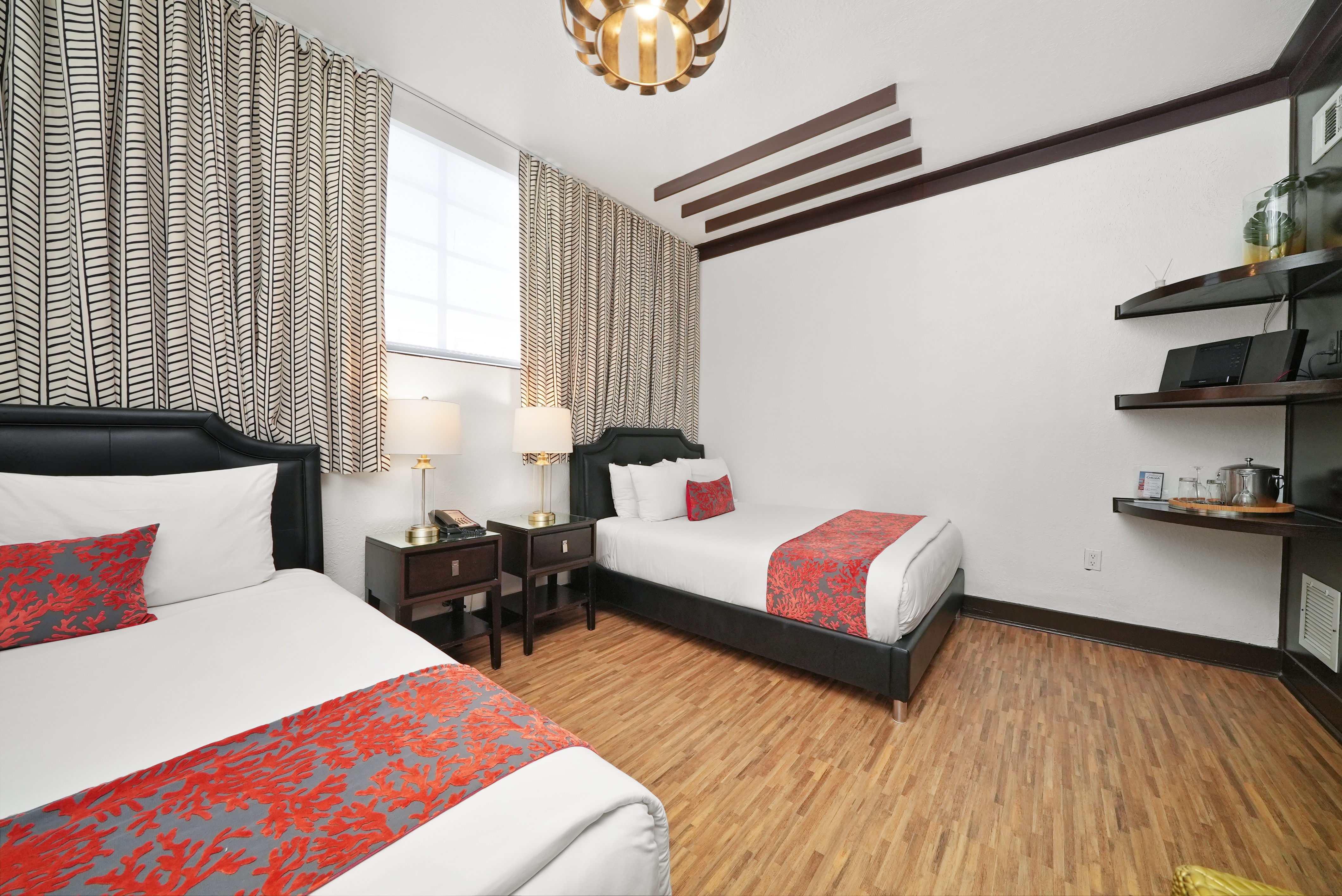 Double Two Double Beds