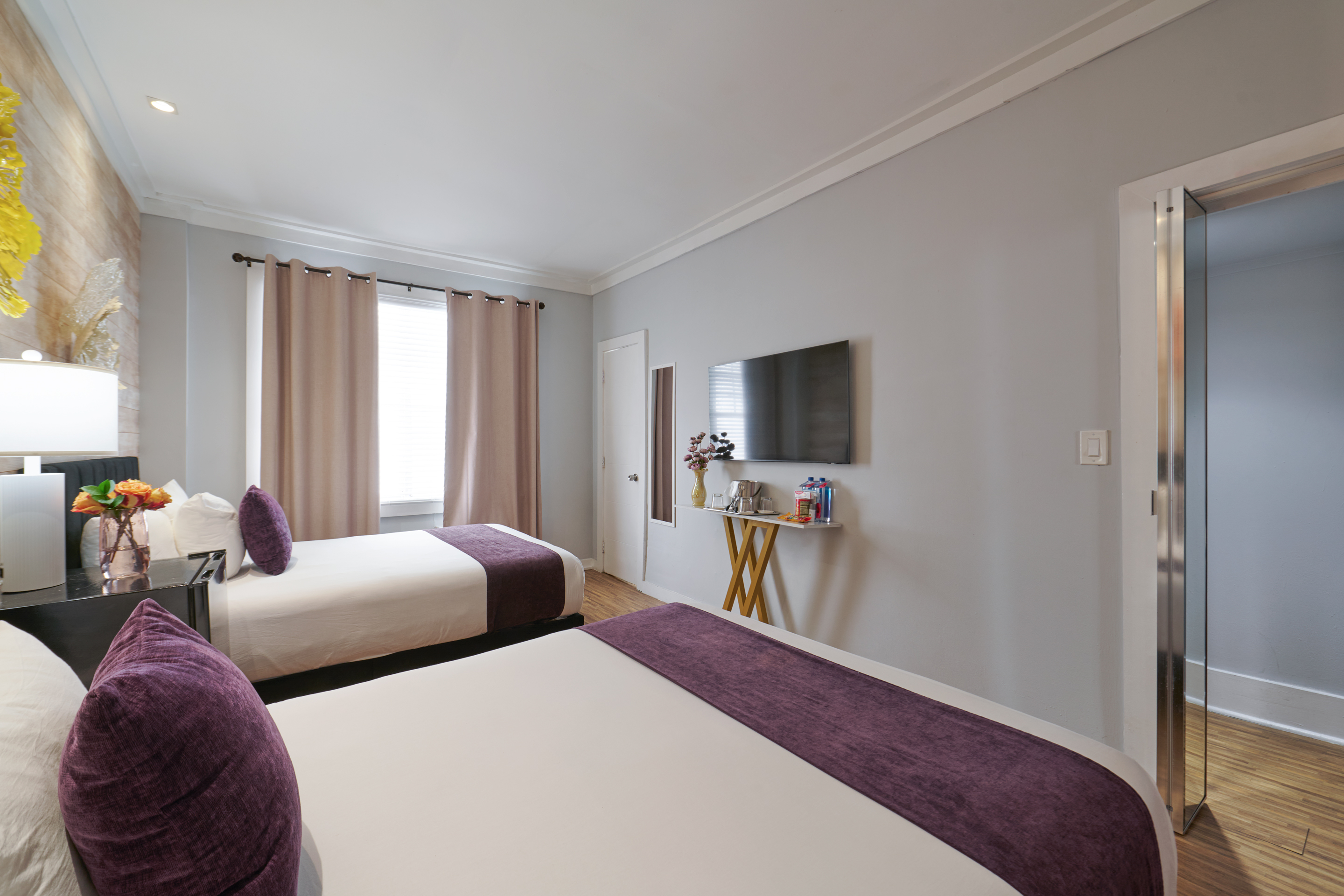 Double Two Queen Beds