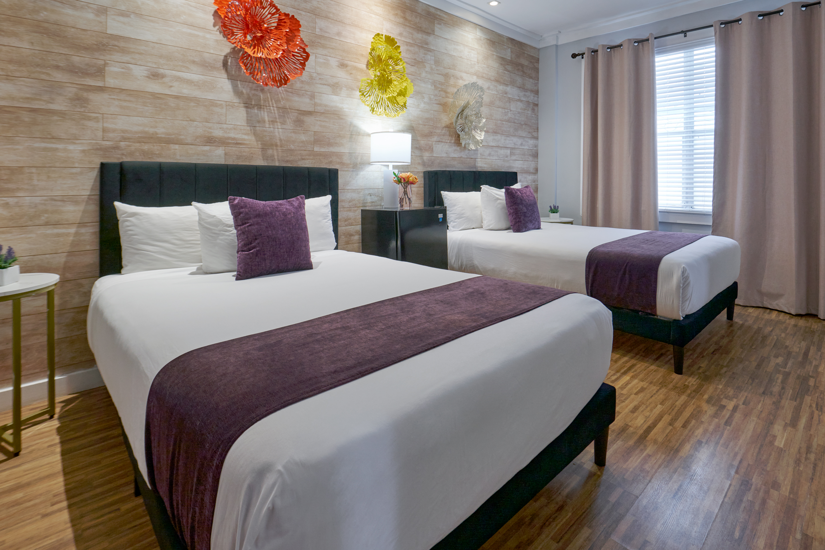Double Two Queen Beds