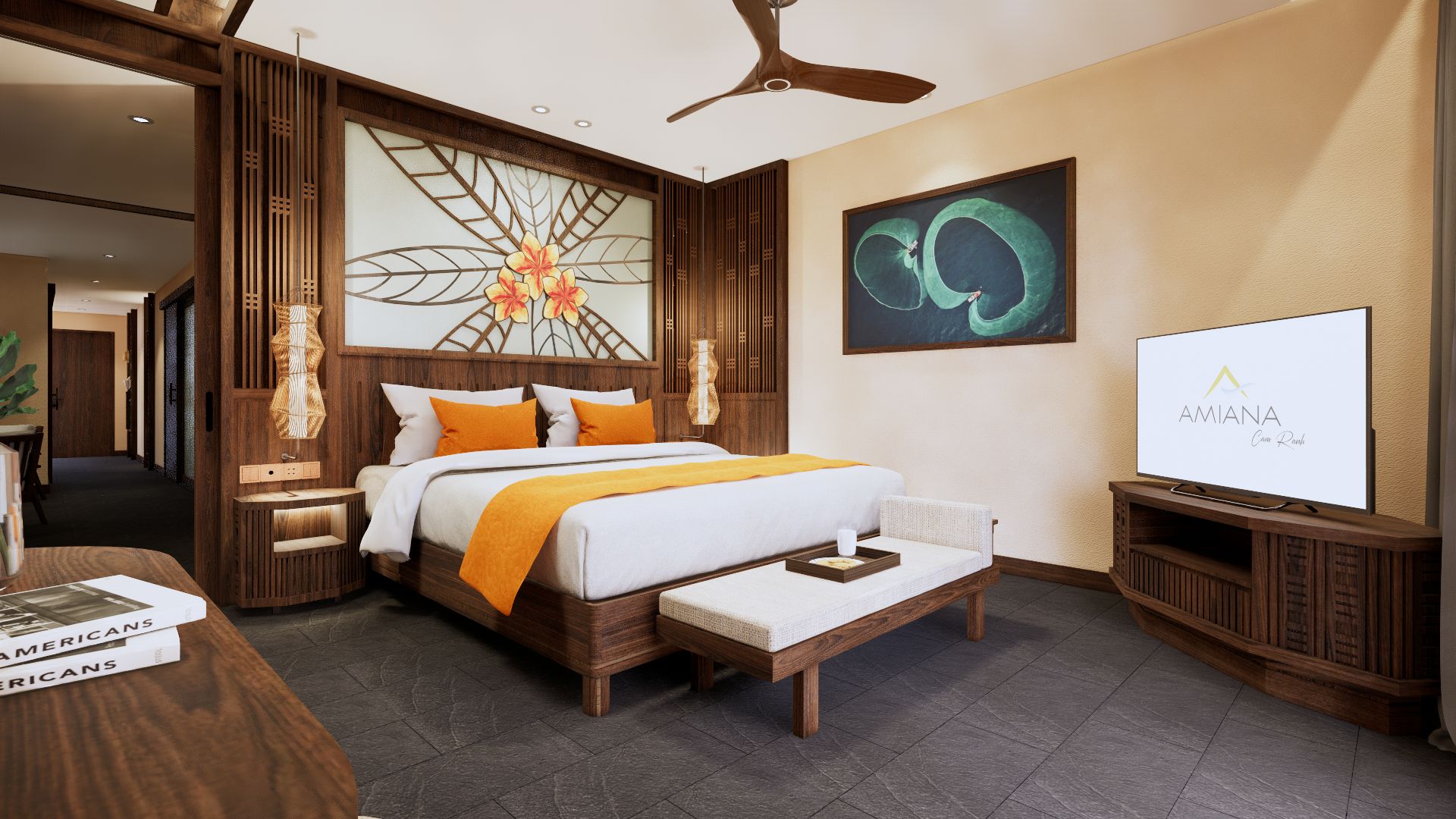 Family Room Garden View Two Bedrooms