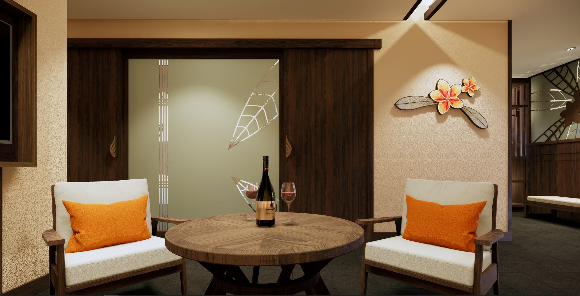 Family Room Garden View Two Bedrooms