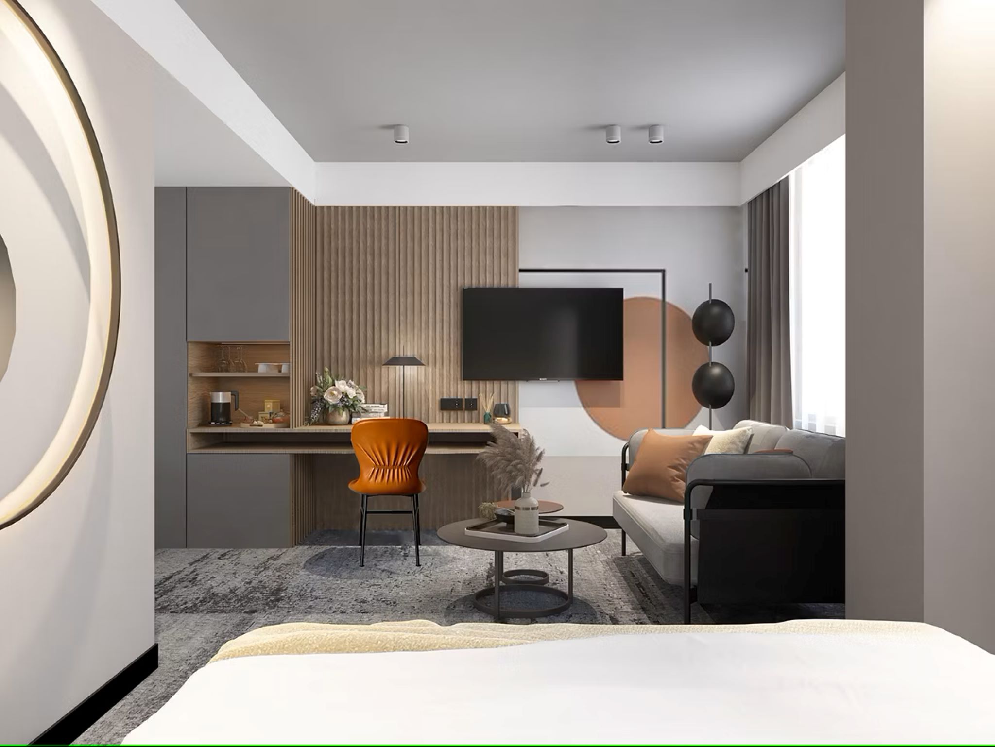 Double Queen Size Bed