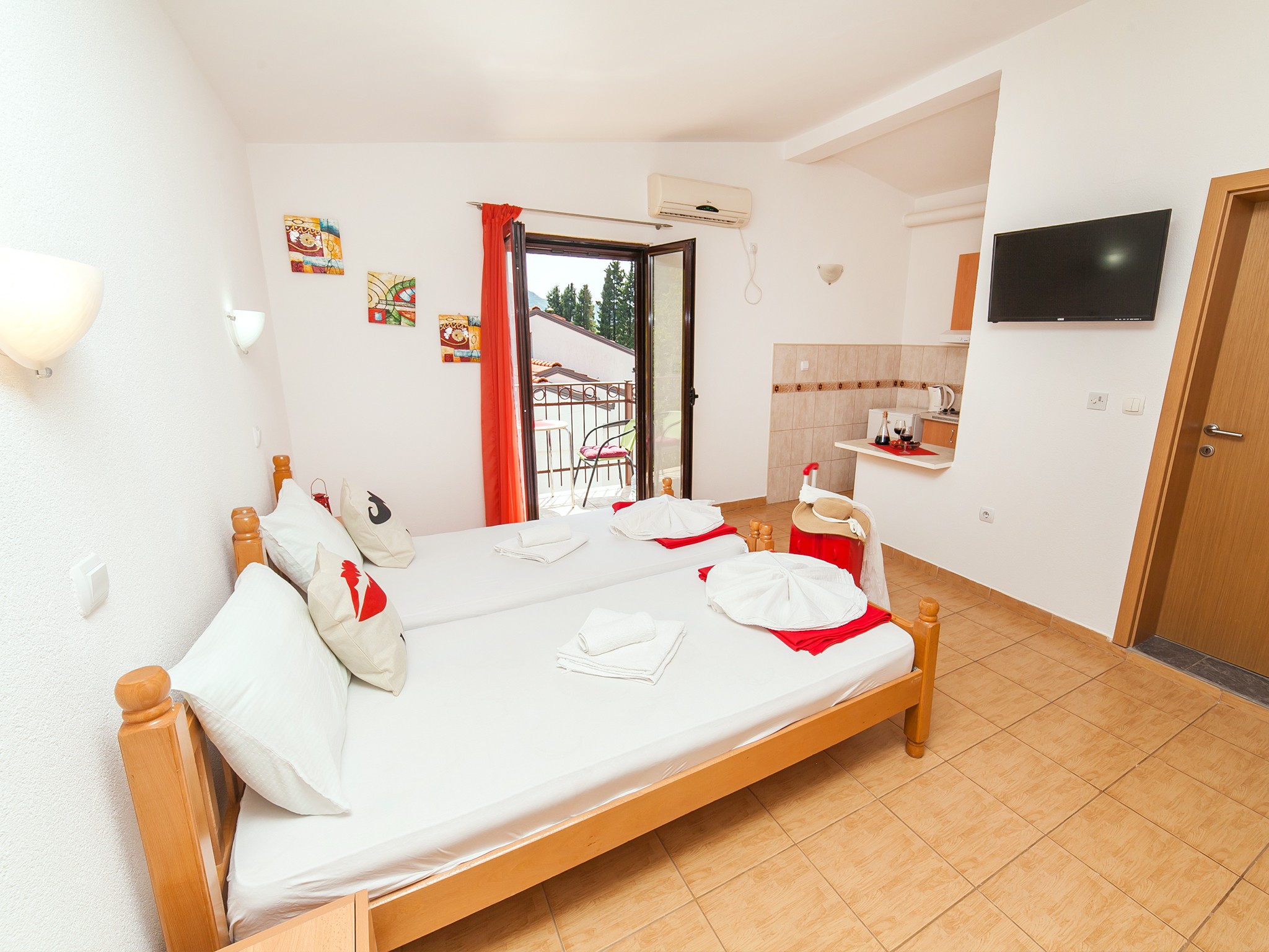 Studio with Balcony