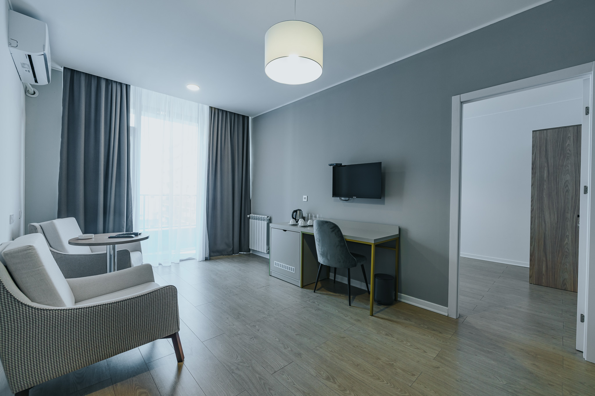 Quadruple with Balcony