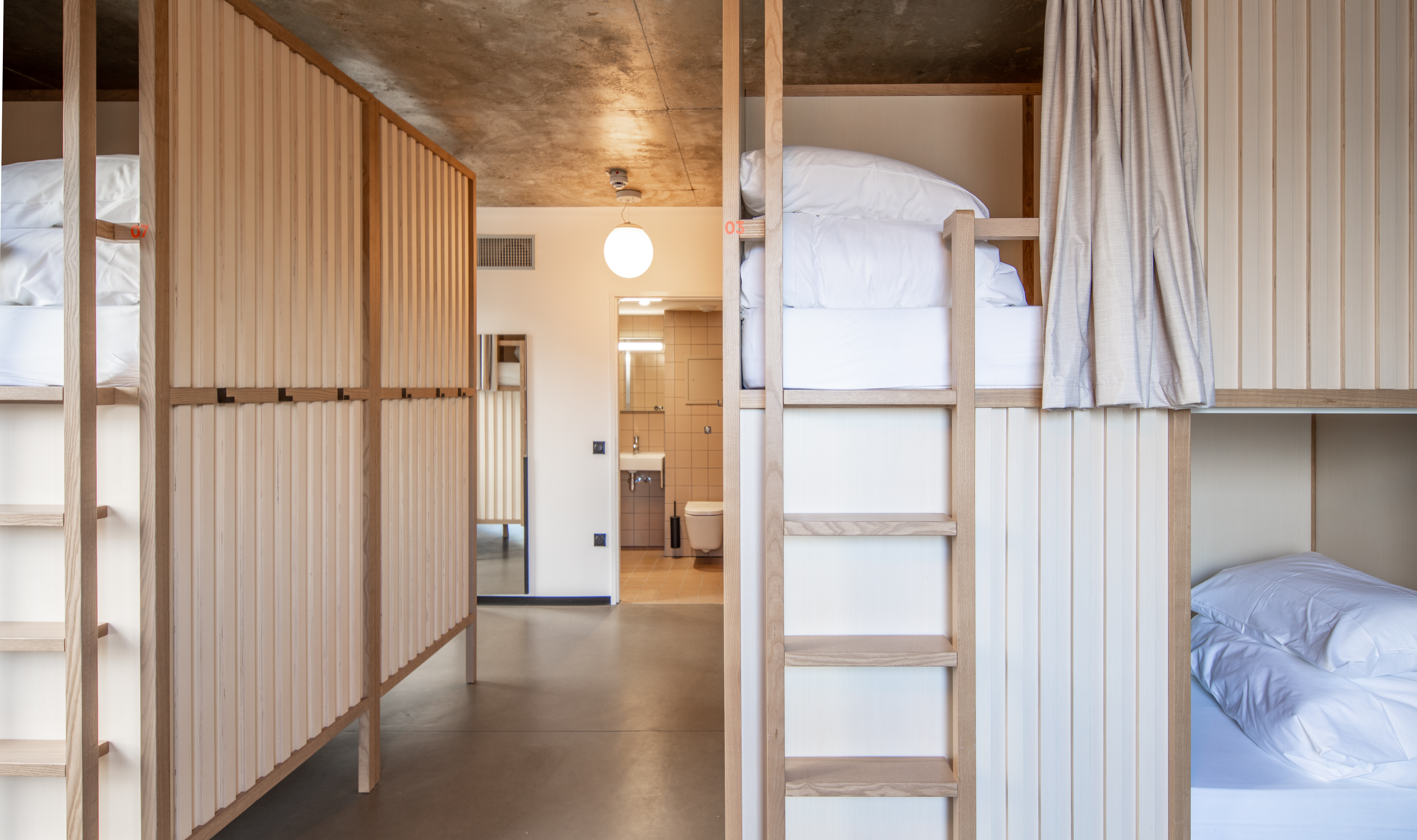 Bed in Dormitory Female Room