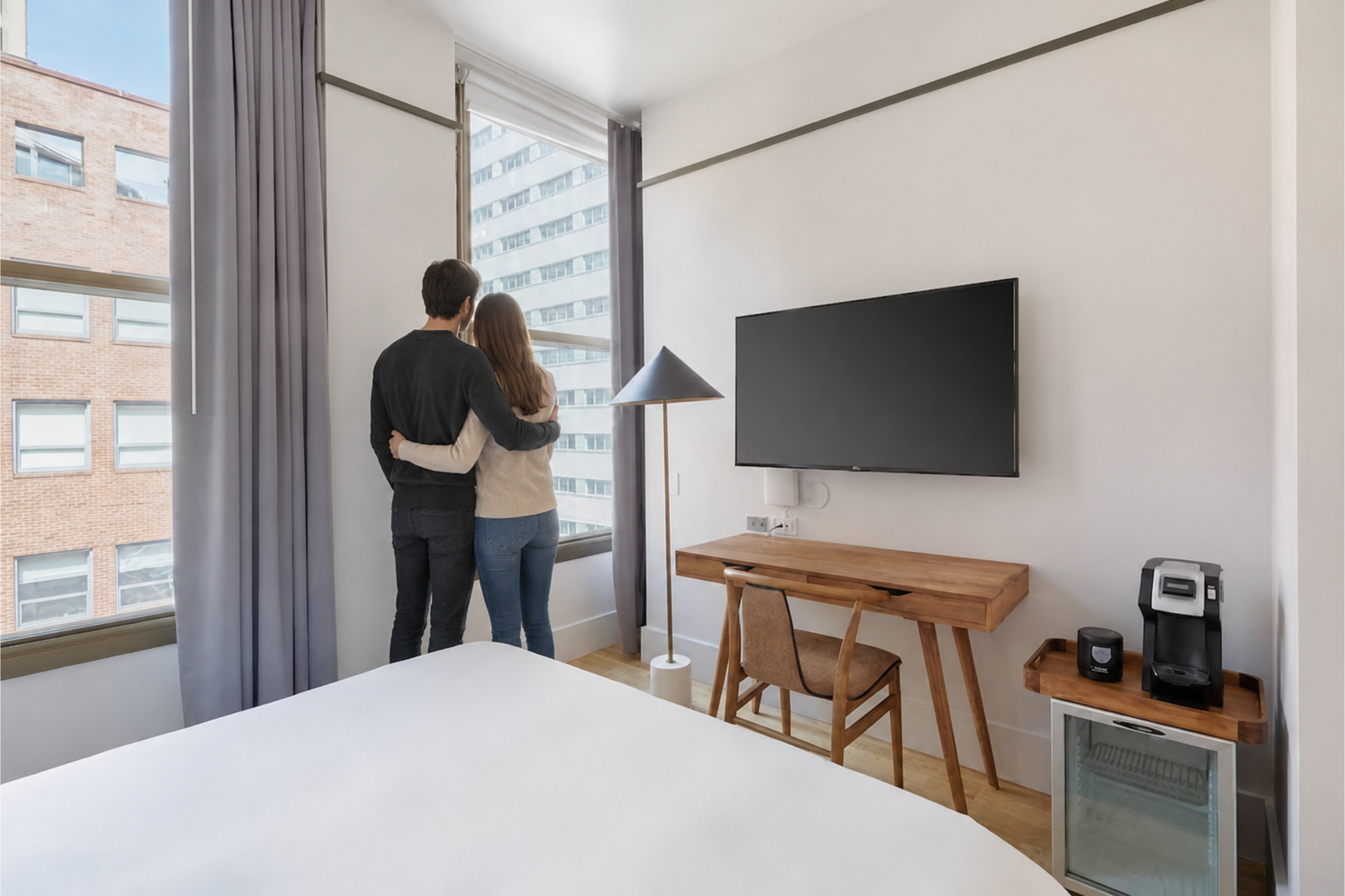 Double Guest Room King Bed