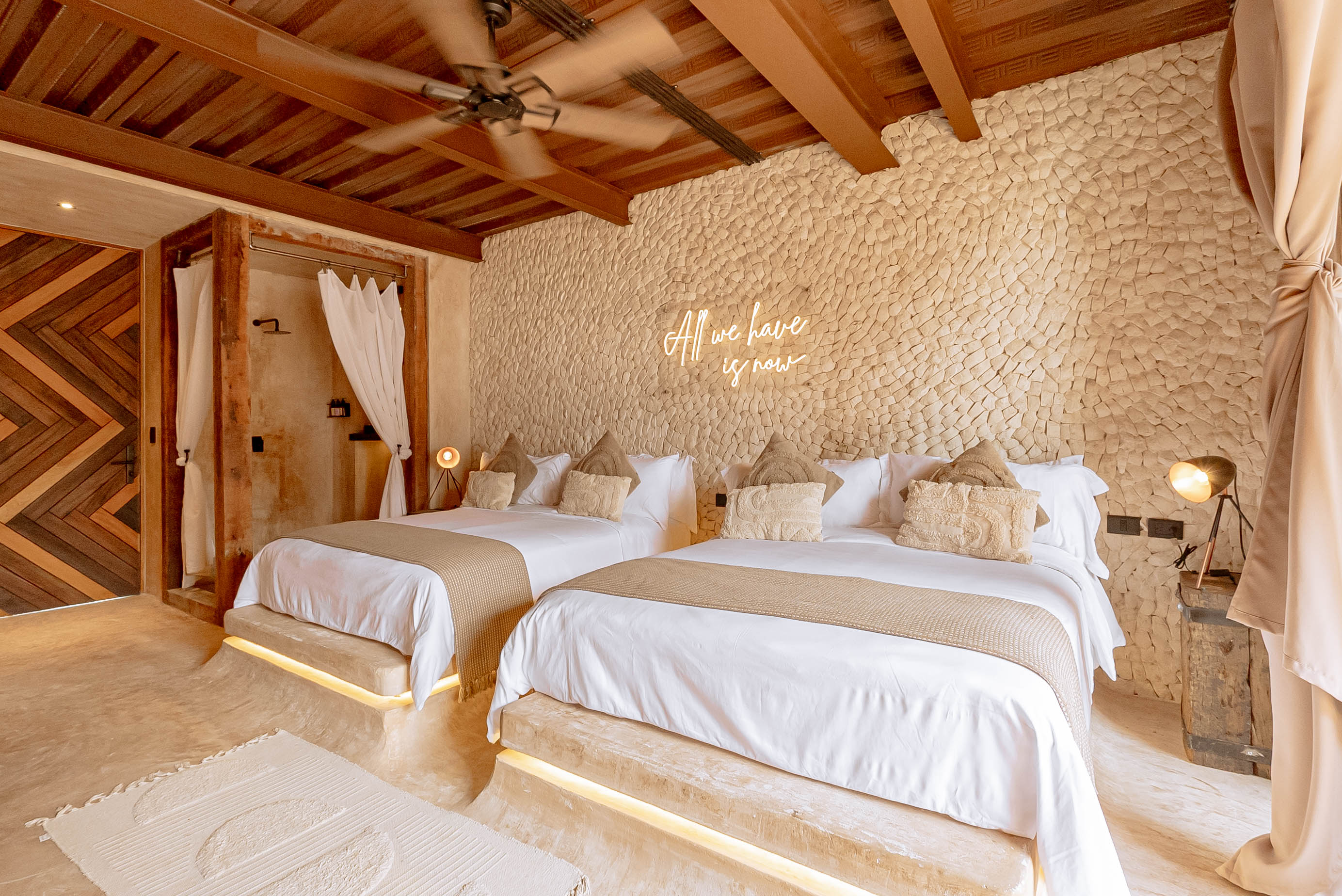 Suite Pool View Two Double Beds