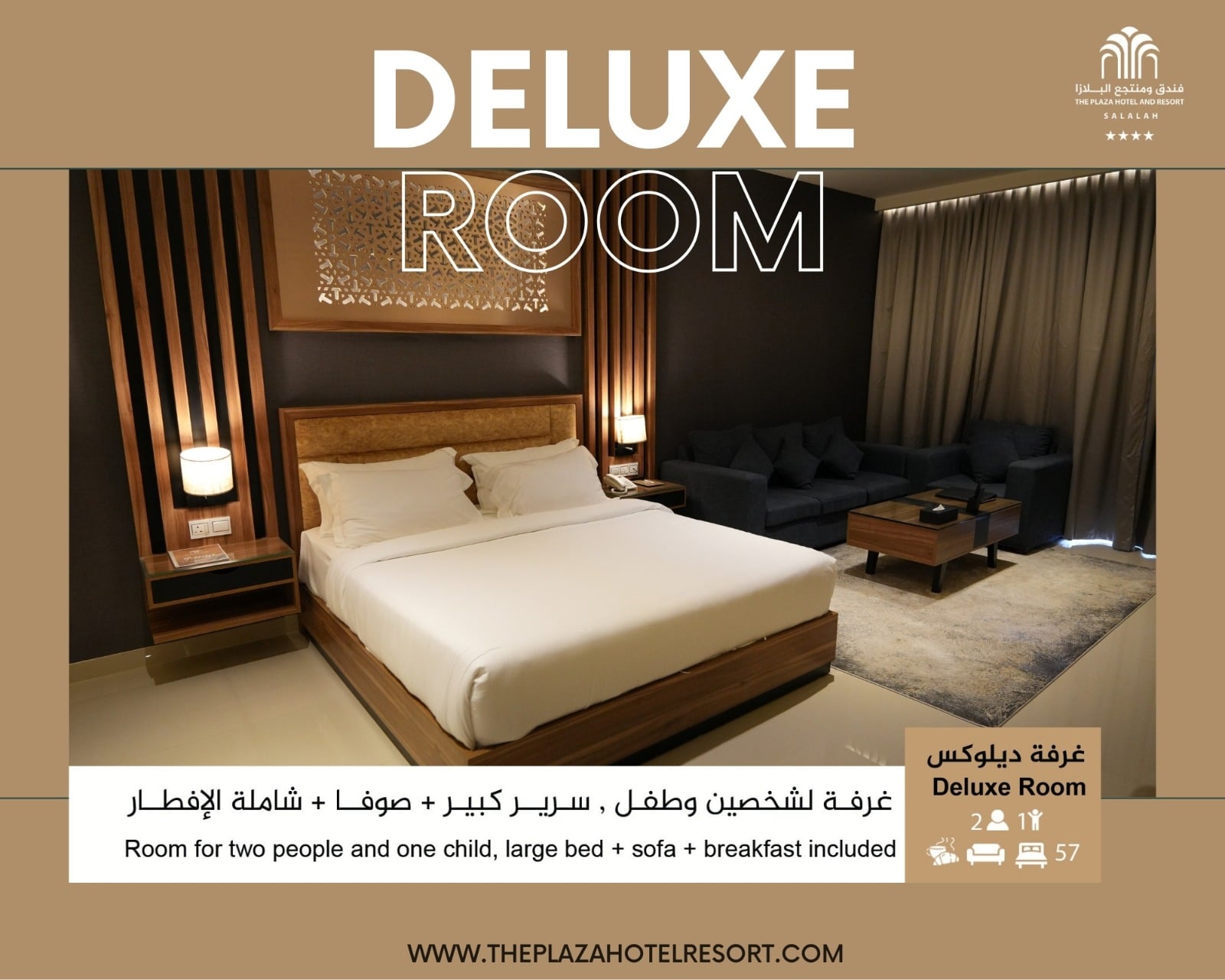 Double Deluxe King Bed