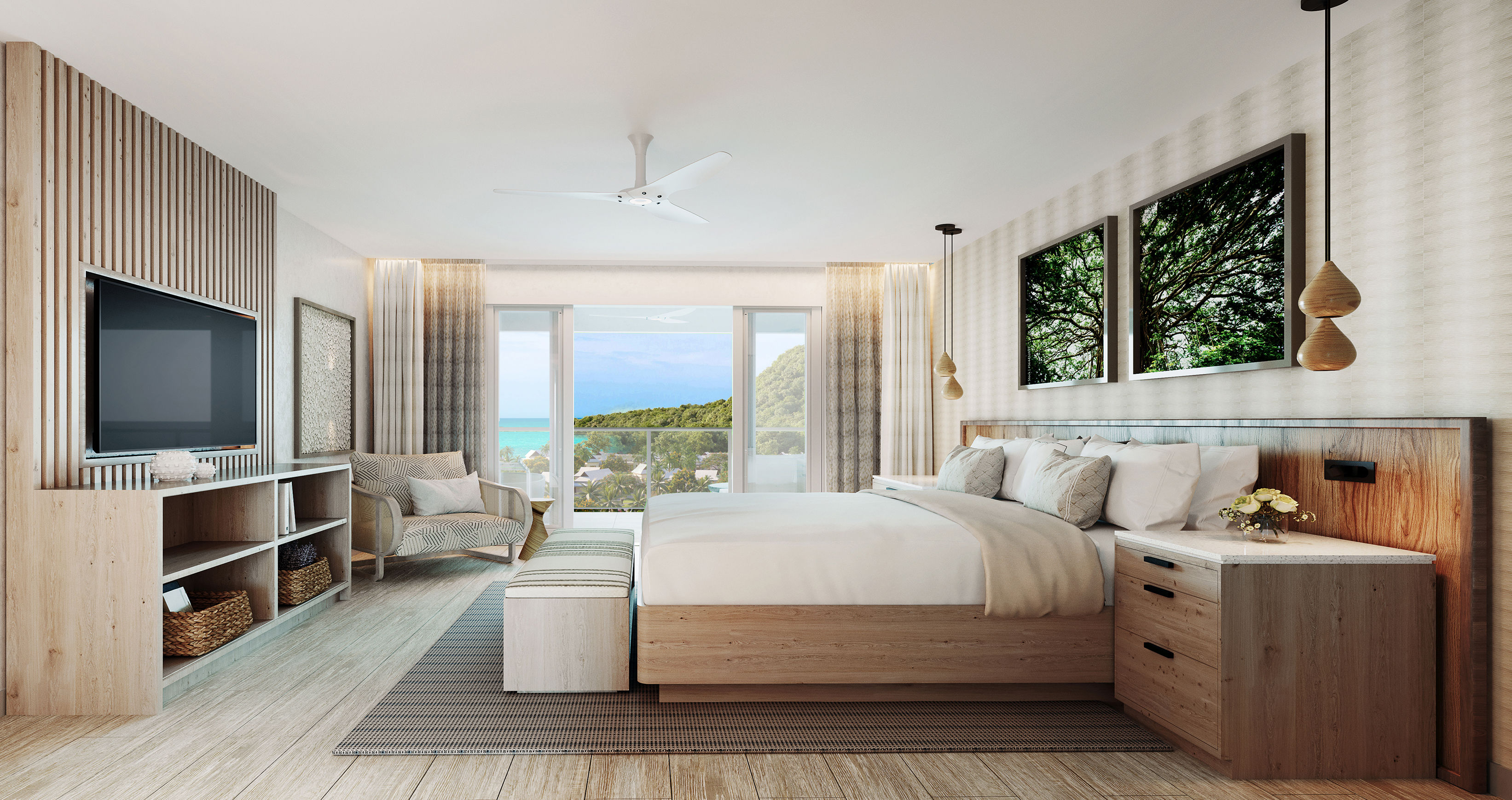 Room with Balcony with Views