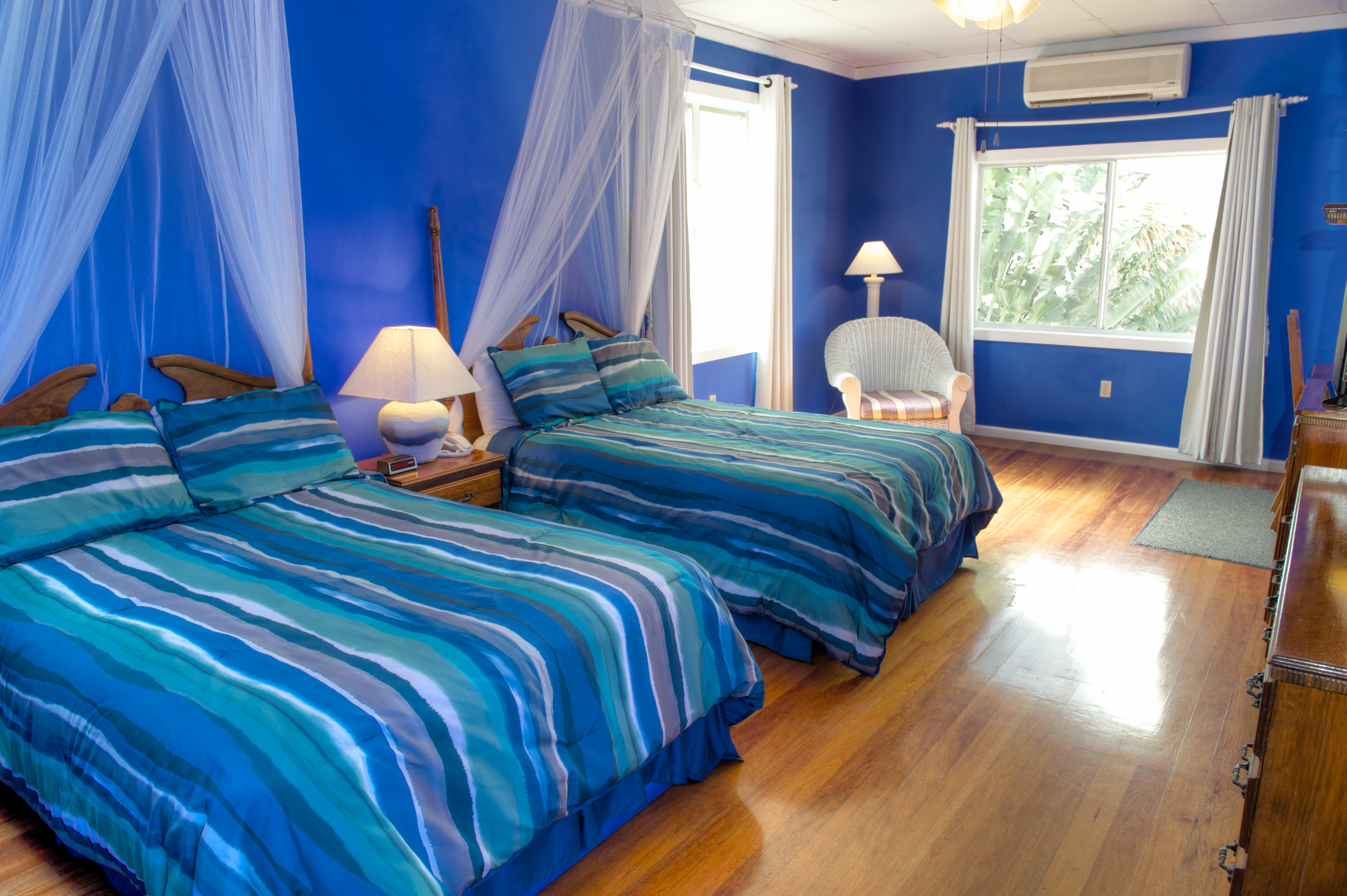 Double Two Double Beds