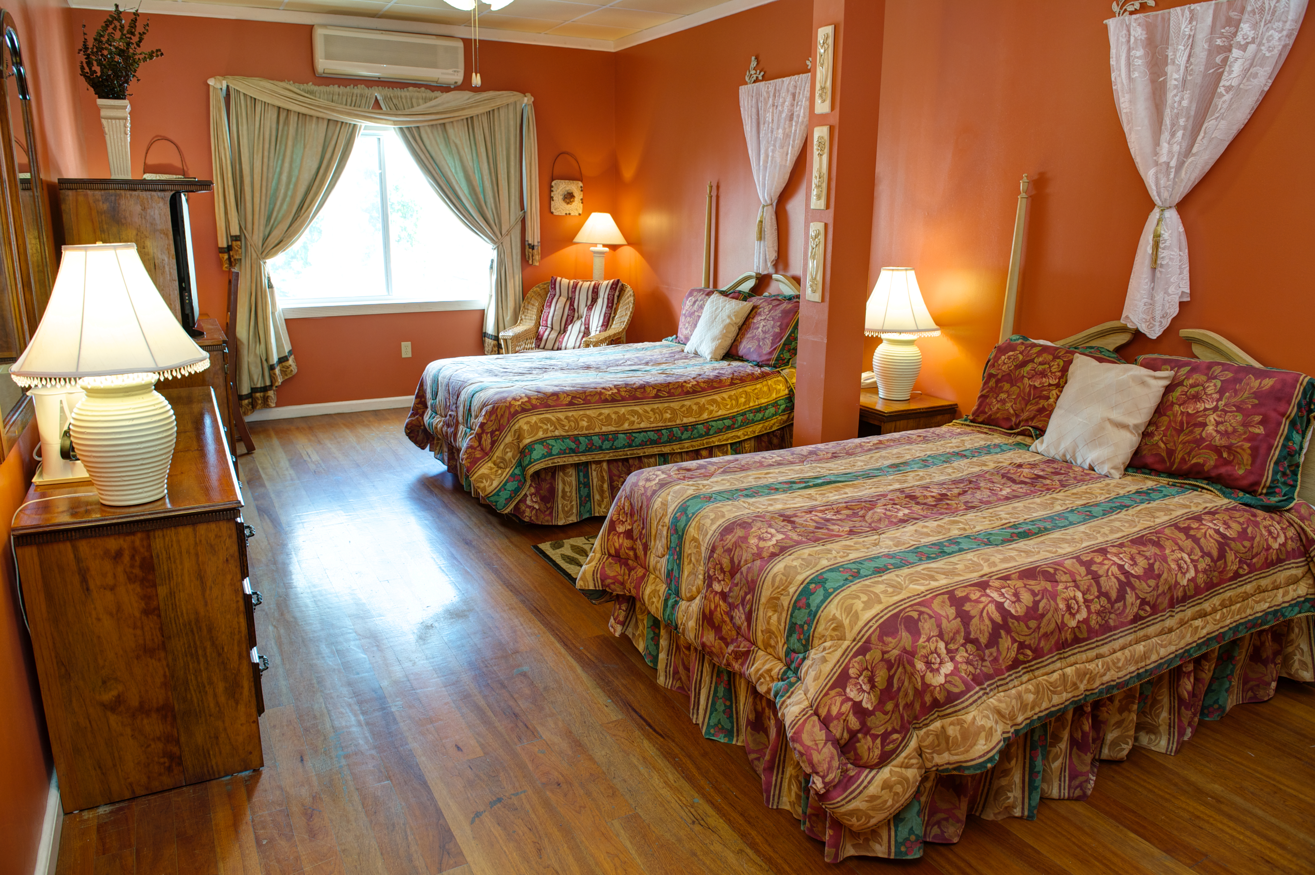 Double Two Double Beds