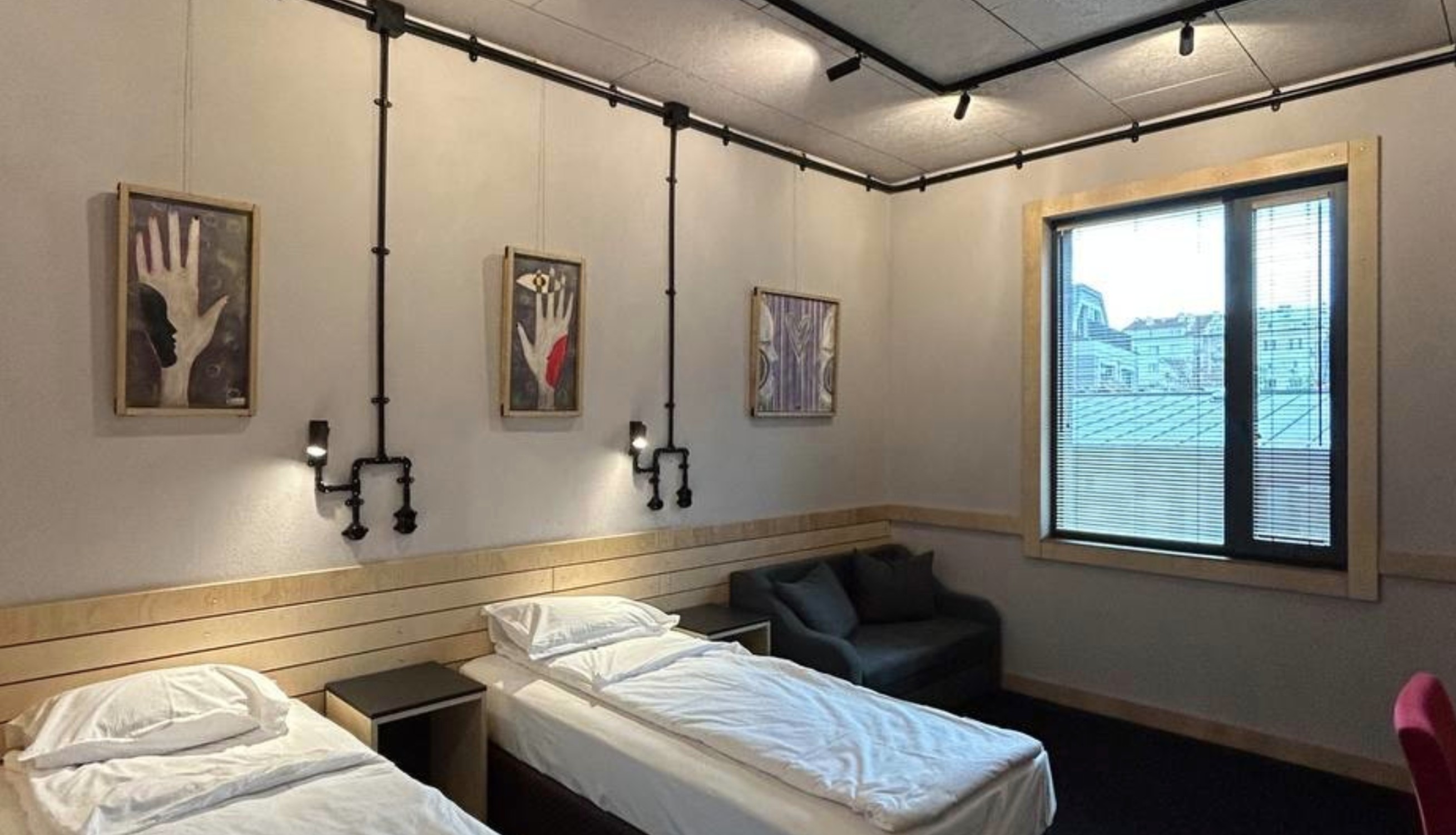 Studio Two Bedrooms One Bathroom