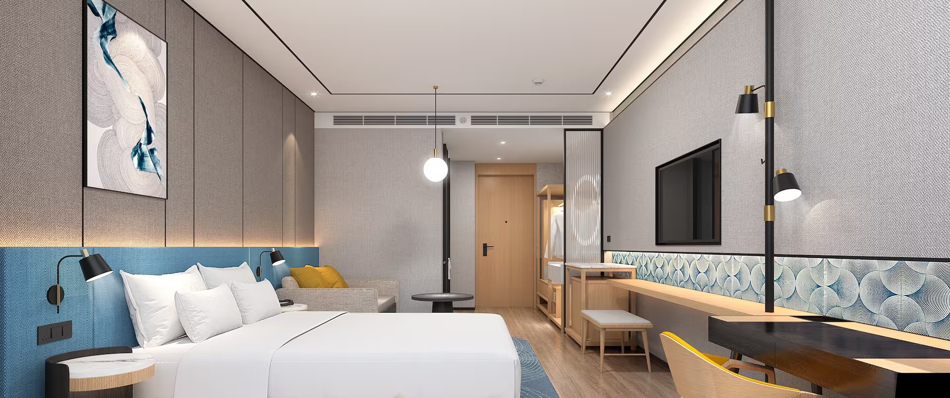 Double Deluxe King Bed