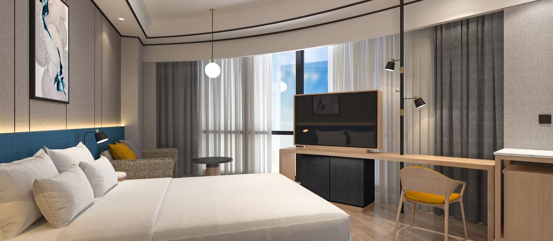 Twin Deluxe King Bed