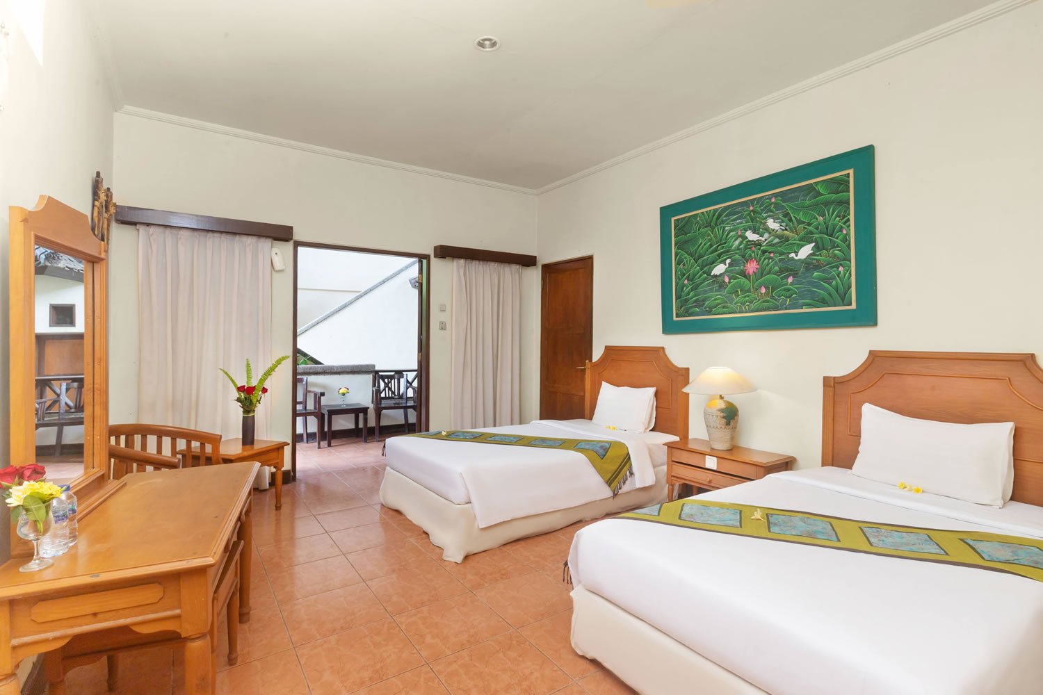 Double or Twin Two Bedrooms One Bathroom