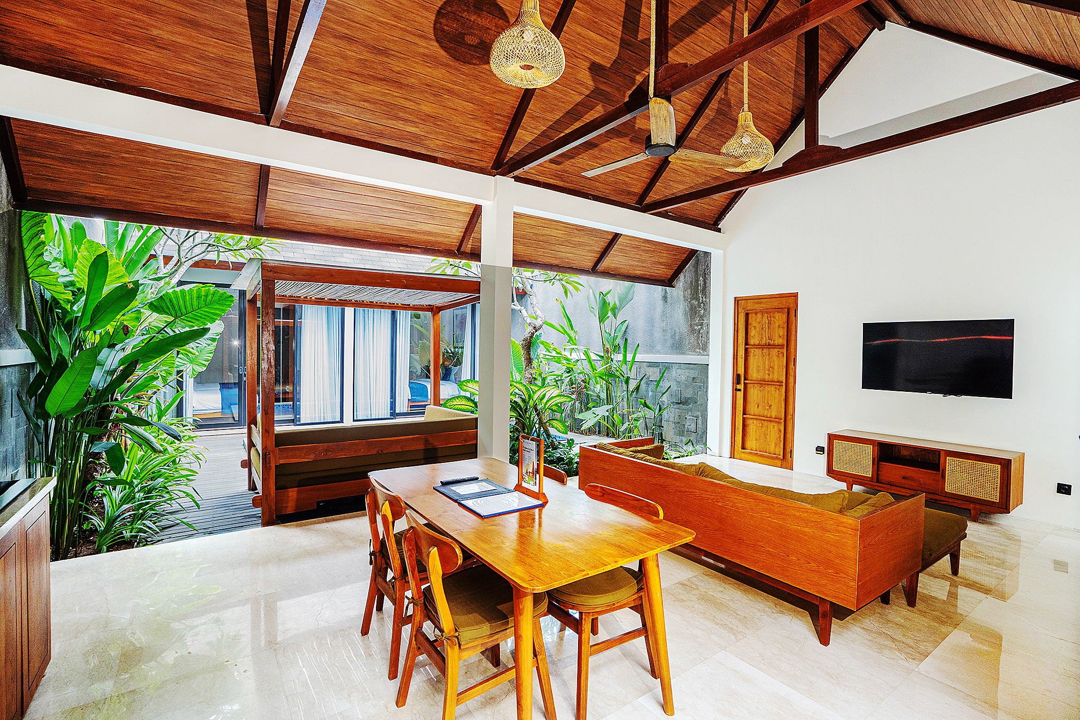 Family Room with Private Pool