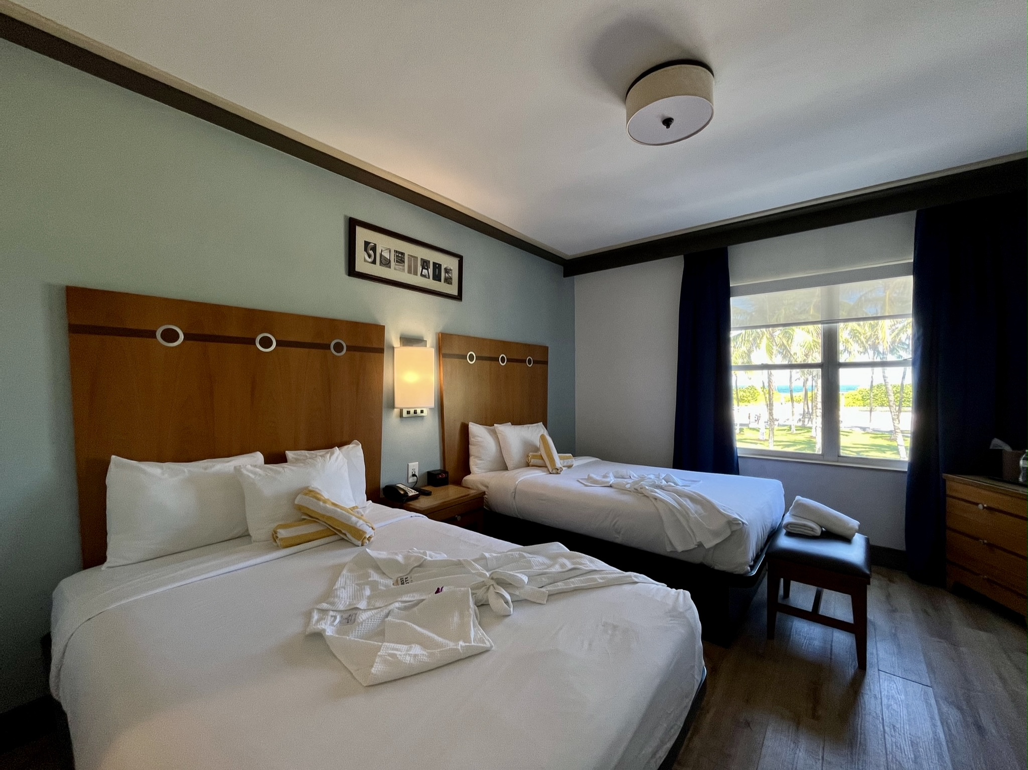 Room Ocean Front Two Double Beds