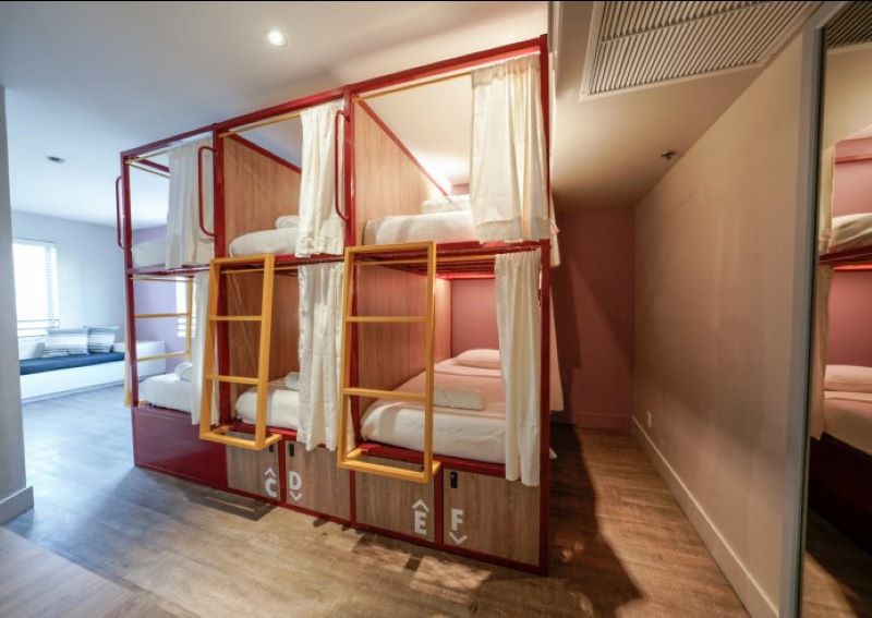 Bed in Dormitory Capacity 6