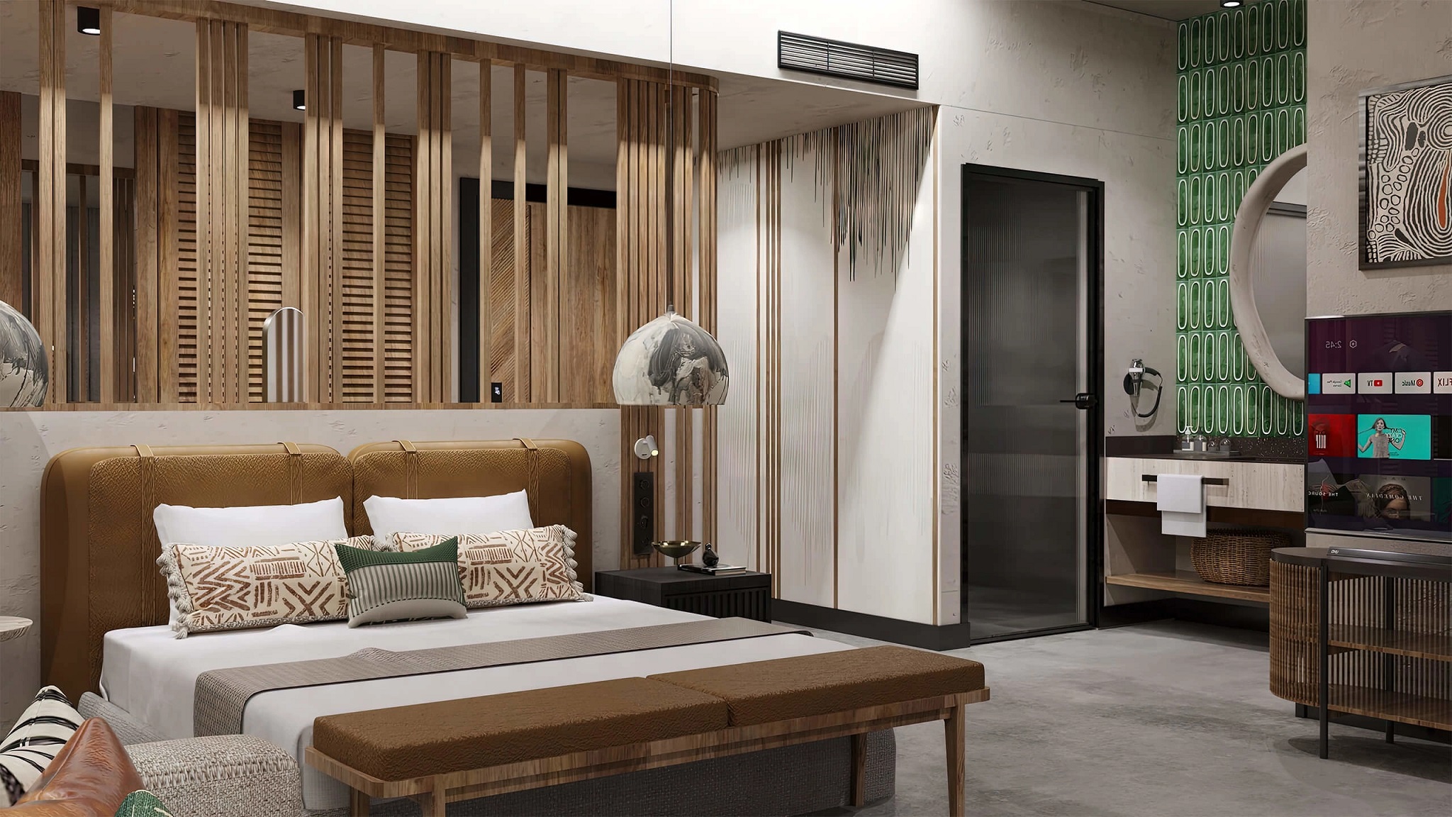 Double Single Superior Land View