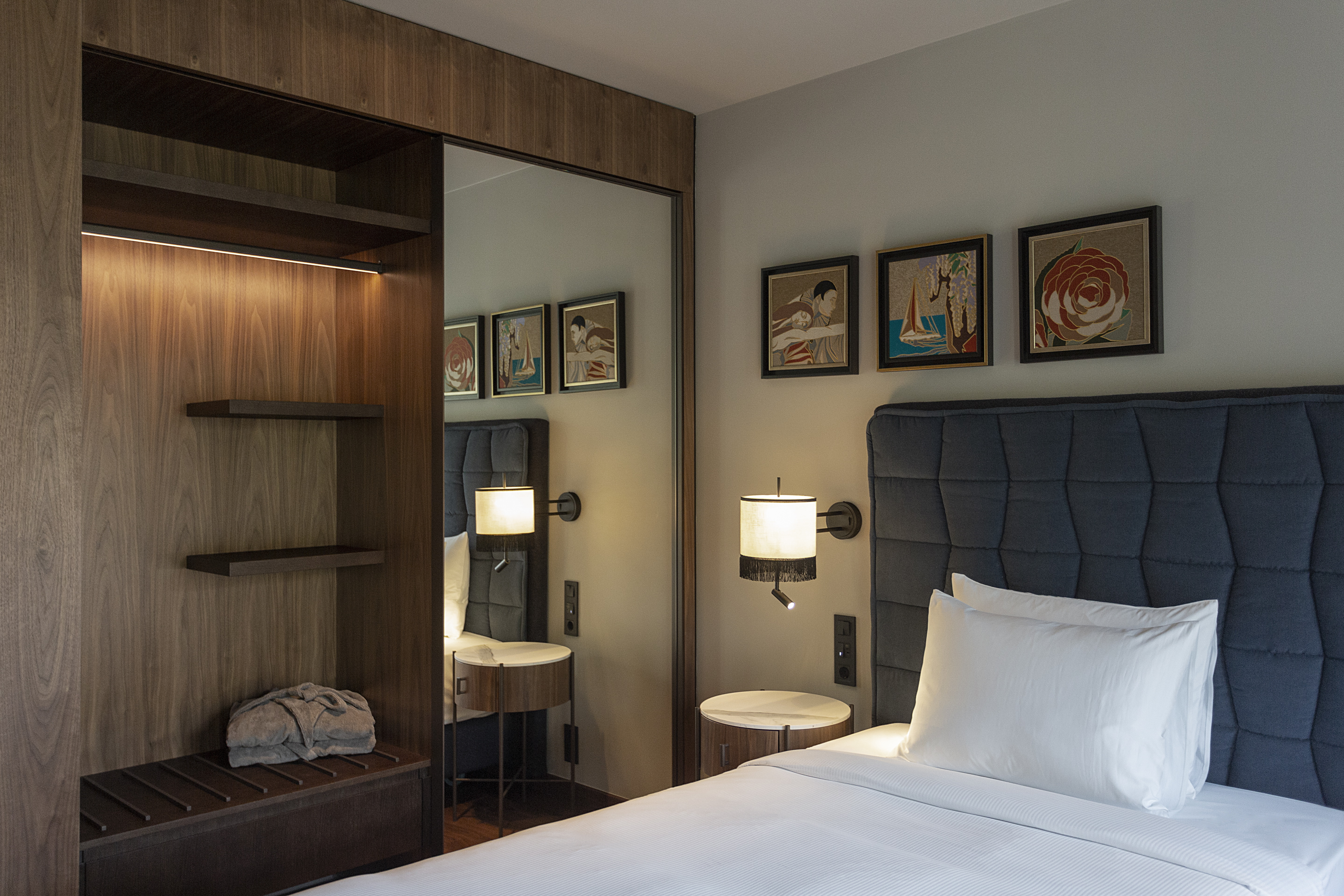 Double Single King Size Bed