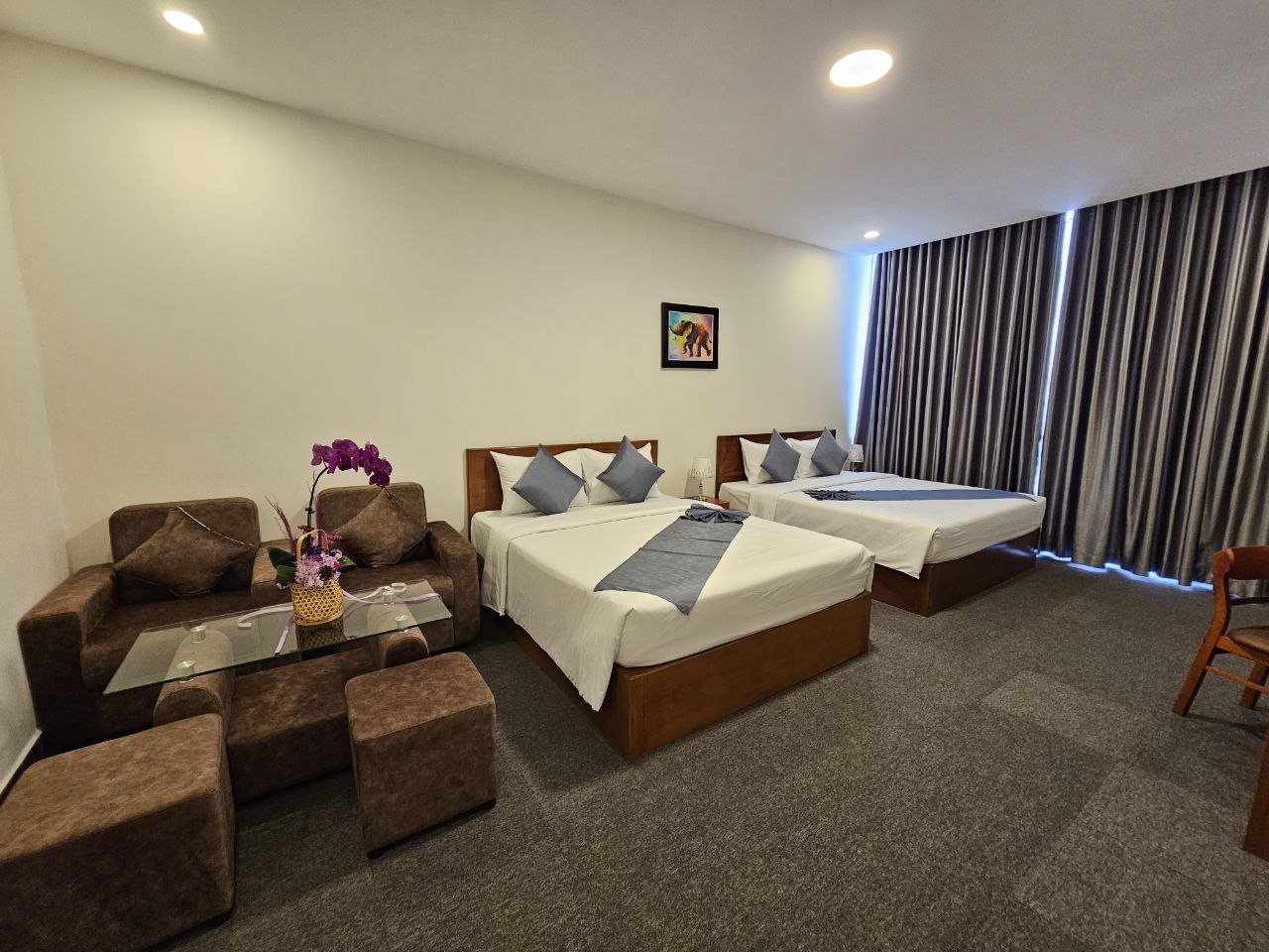 Family Room Two Bedrooms with Air Conditioning