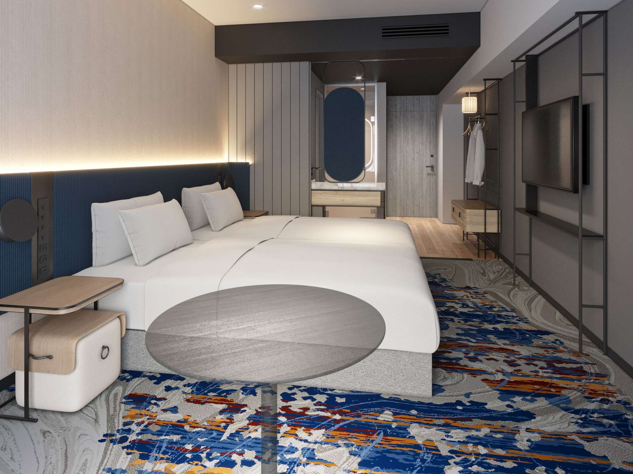 Double with Double Bed