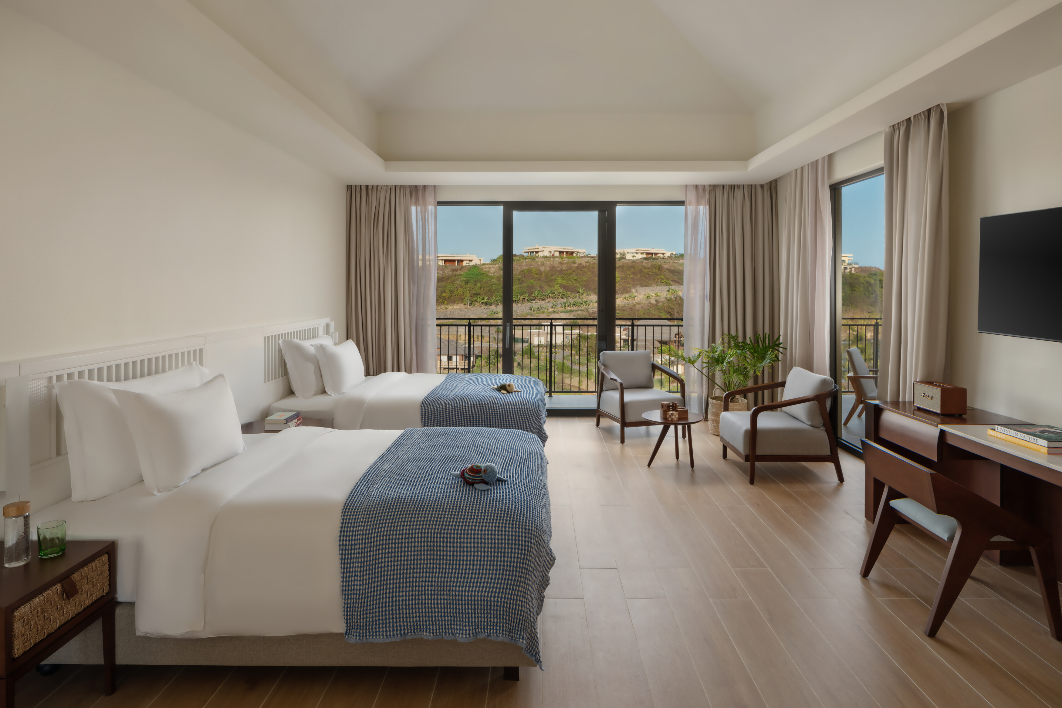 Villa Pool View Two Double Beds