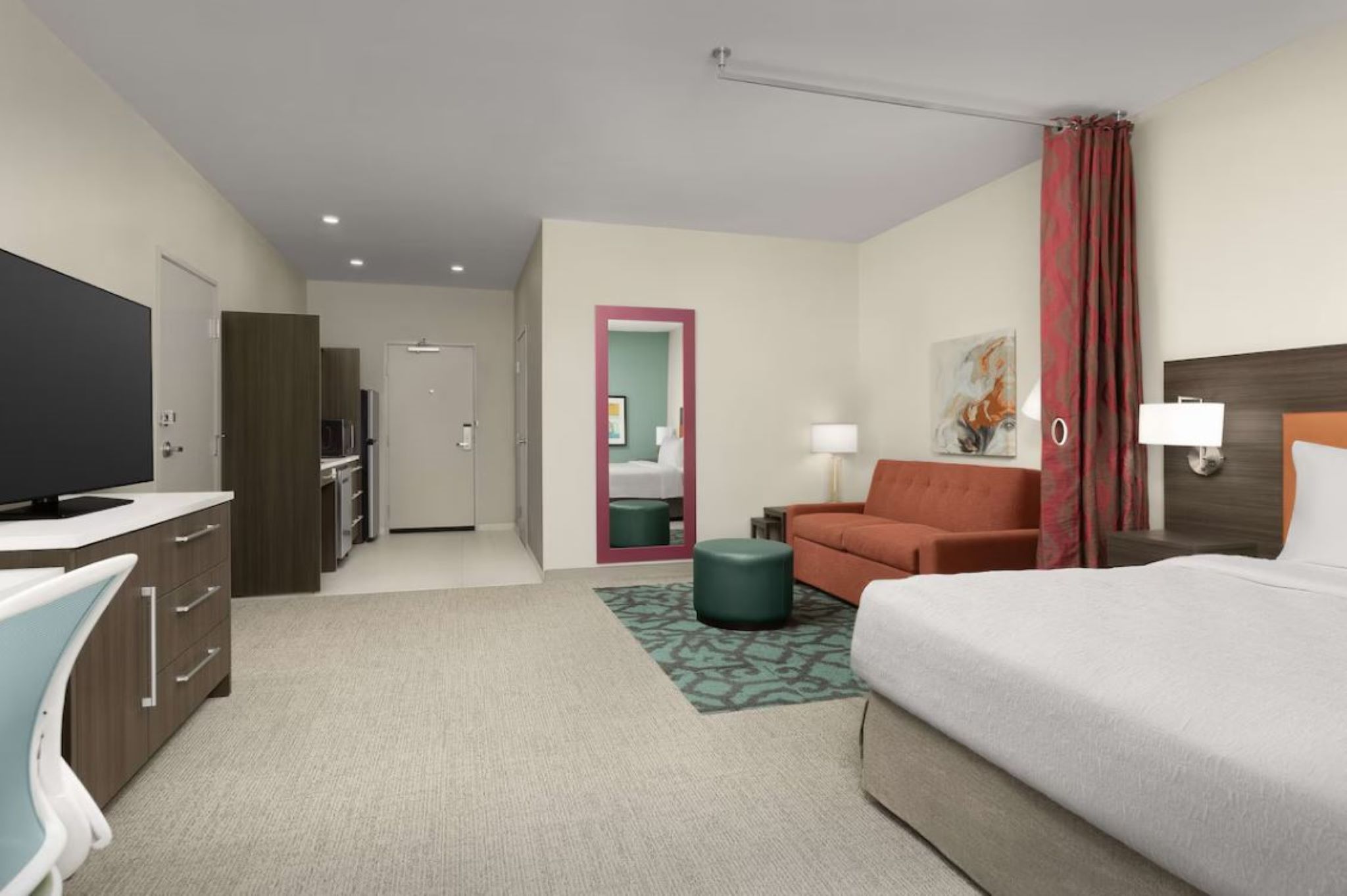 Studio King Size Bed