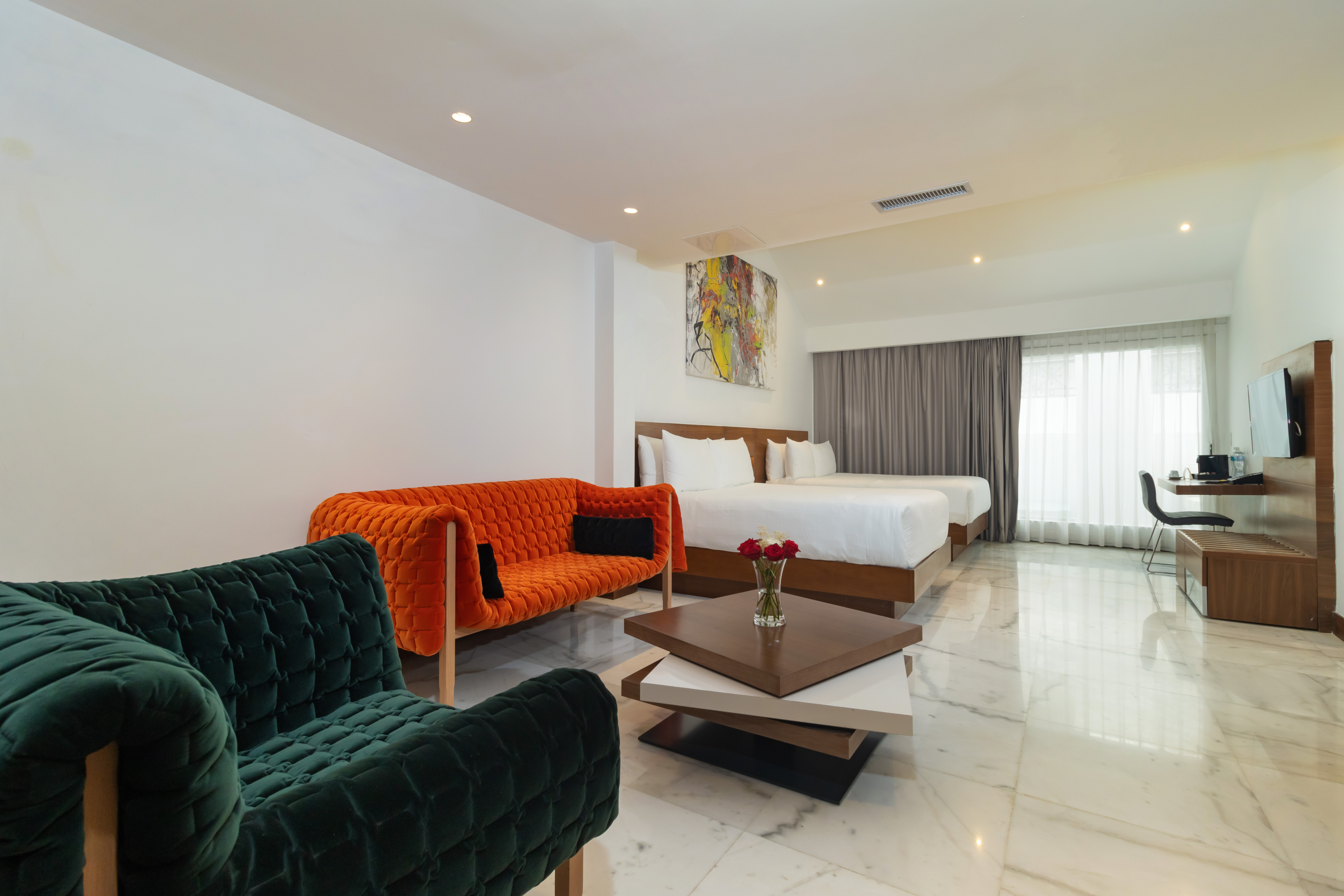 Double or Twin Two Double Beds