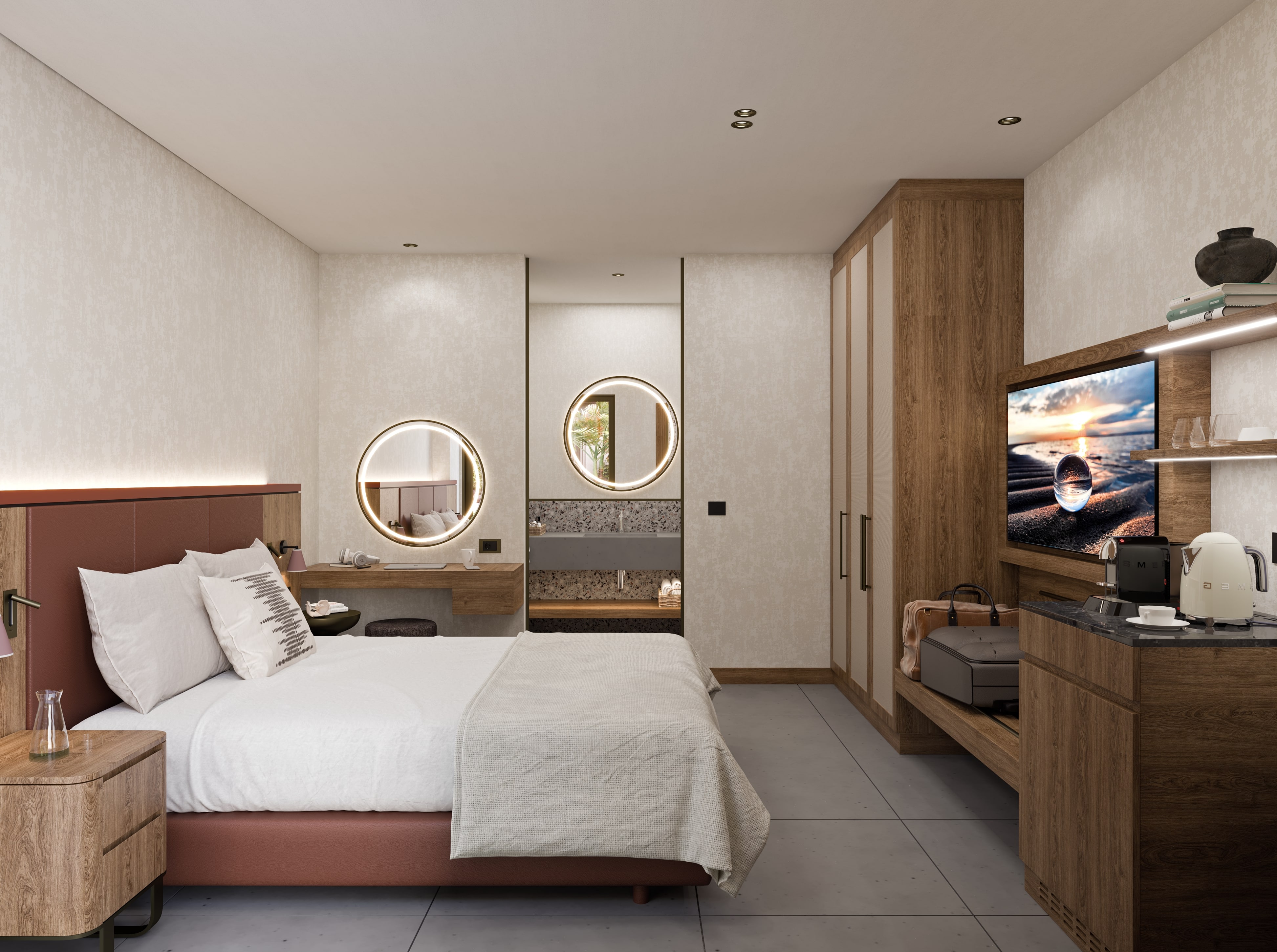 Double King Size Bed