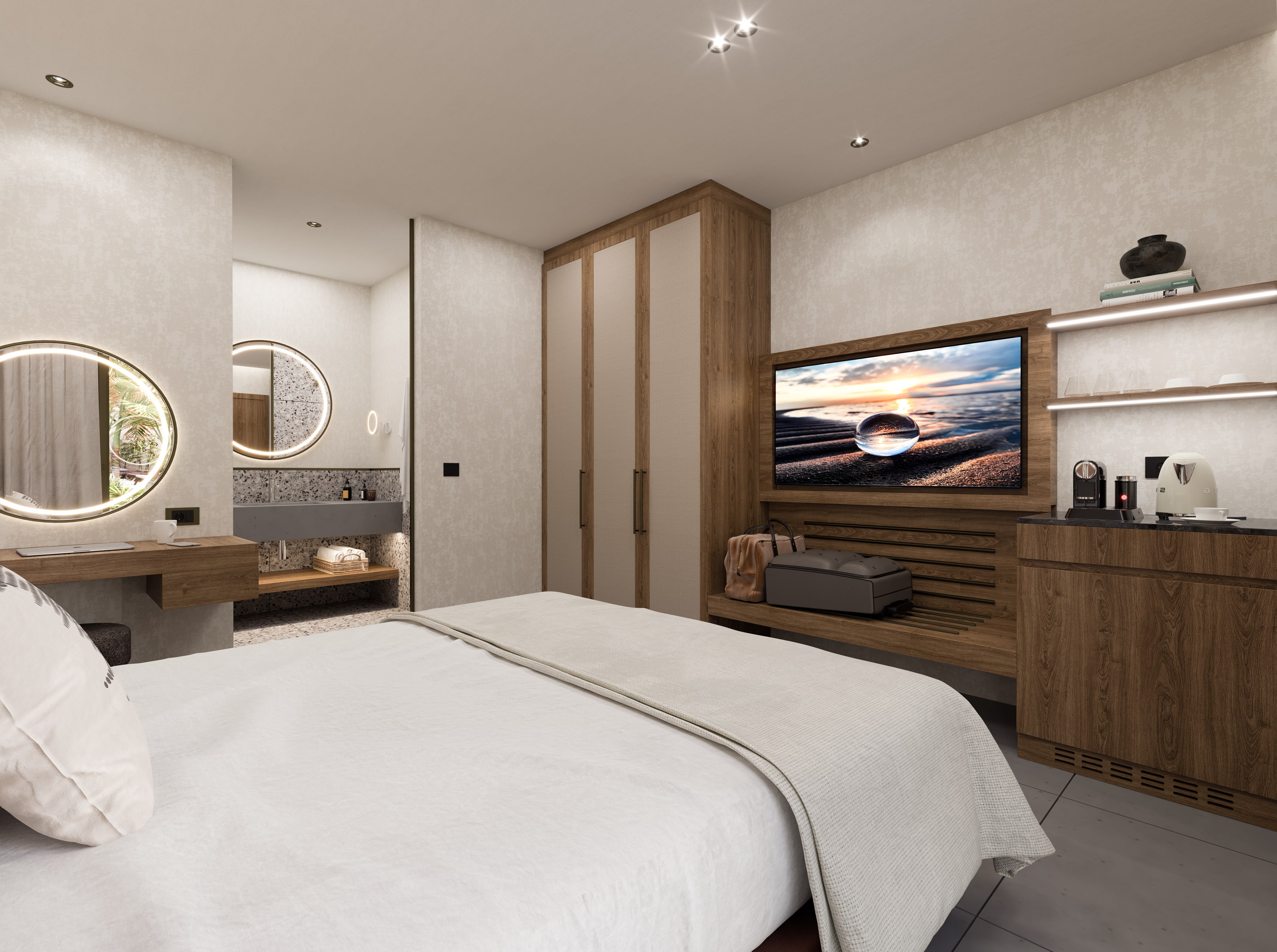 Double King Size Bed