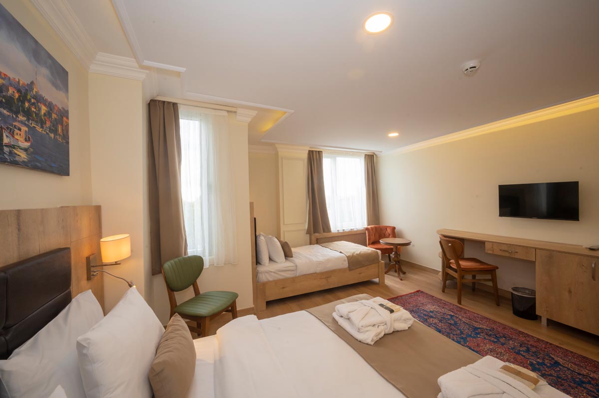 Quadruple Accessible Two Double Beds