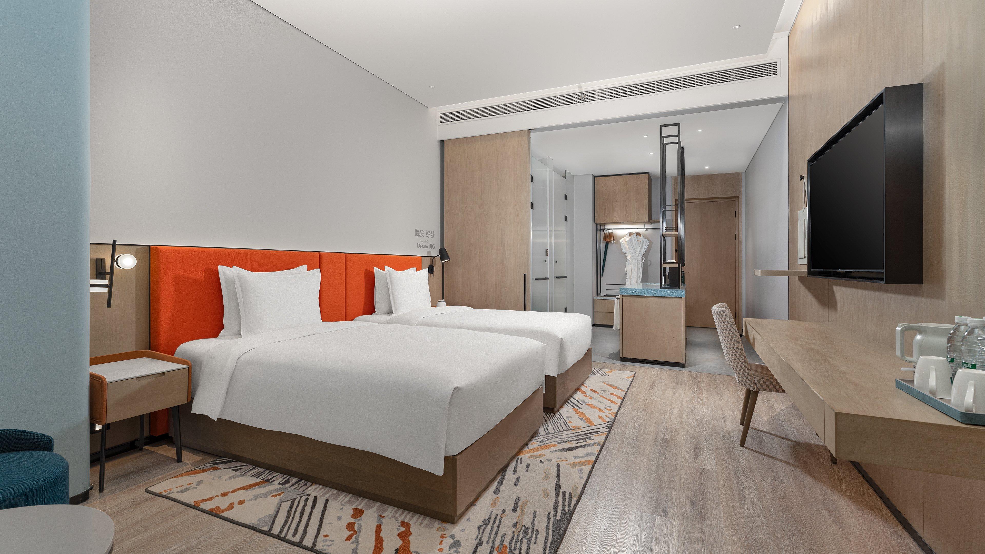 Double Two Double Beds