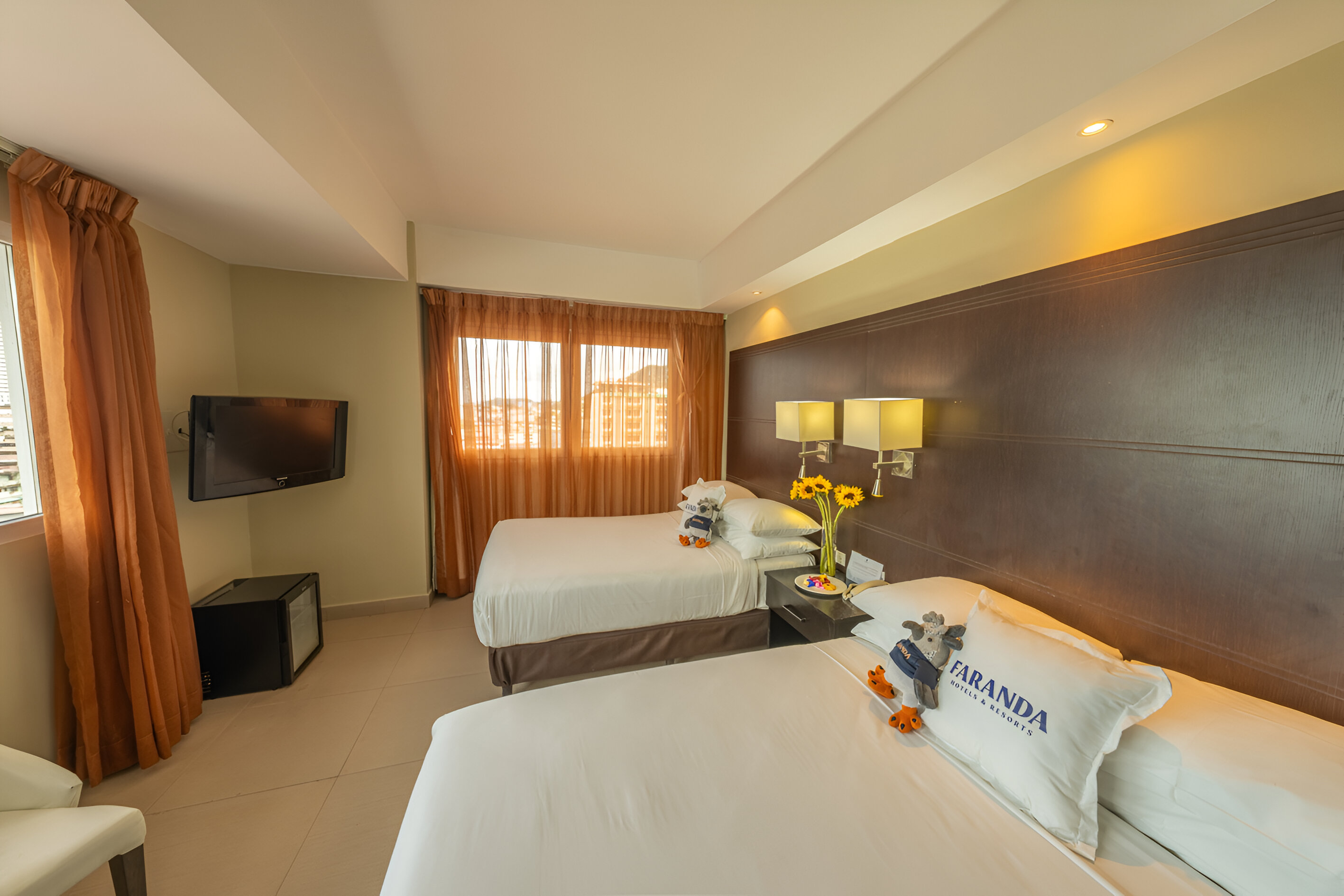 Double Two Queen Beds