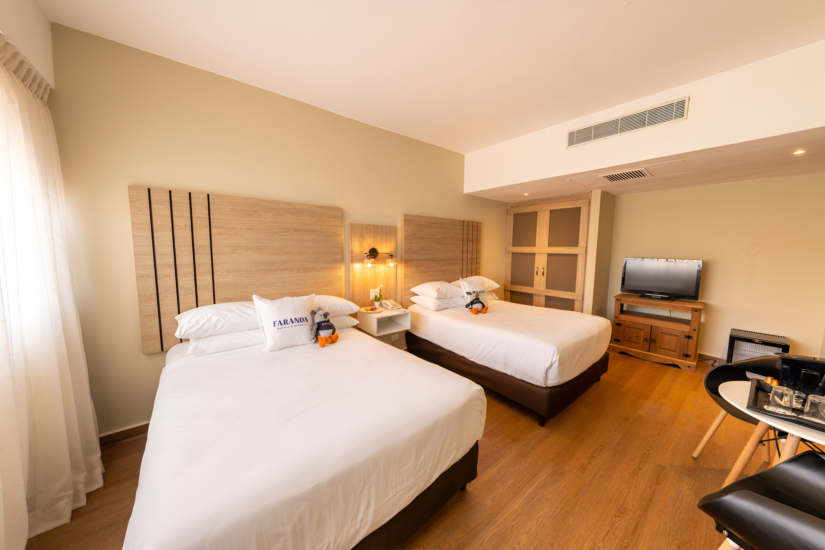 Double Two Queen Beds