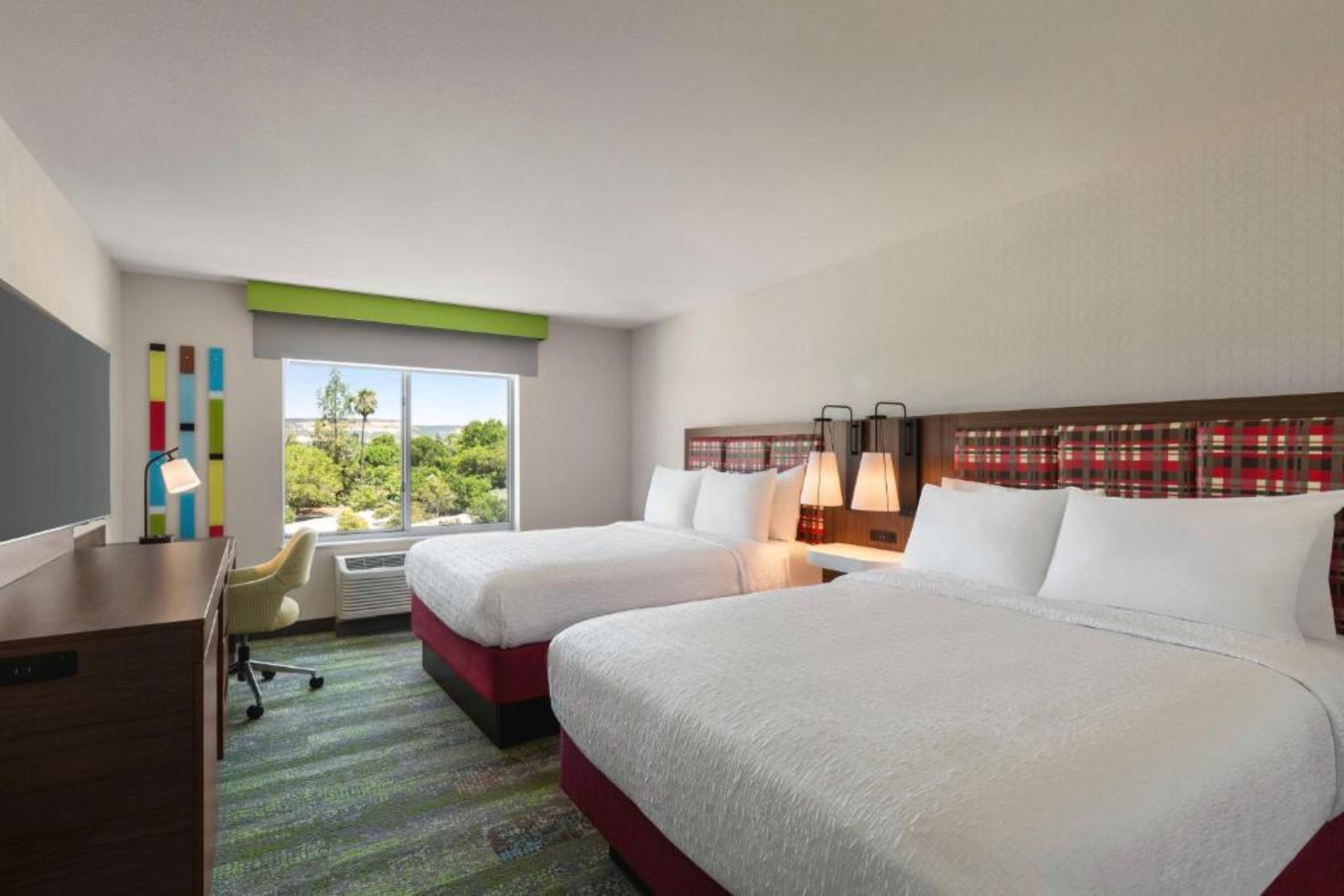 Double Two Queen Beds