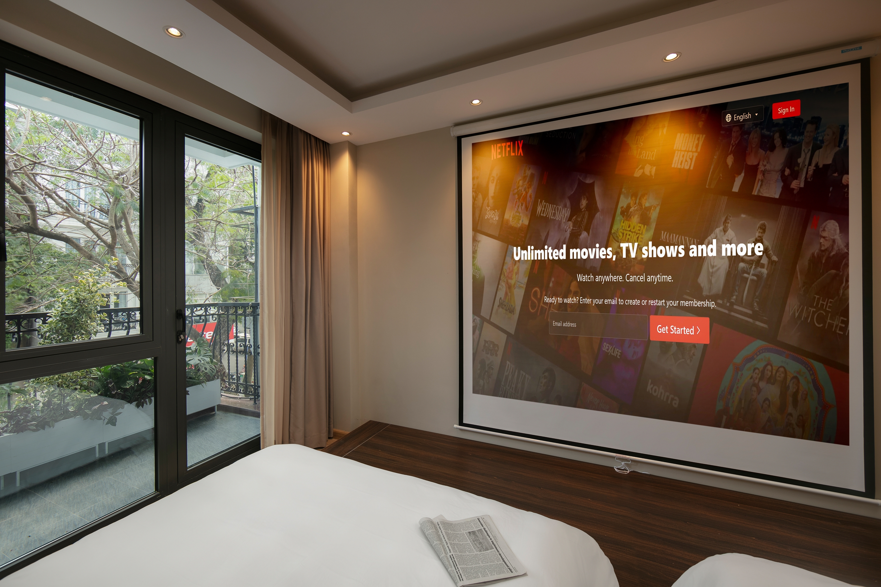 Family Room with Balcony