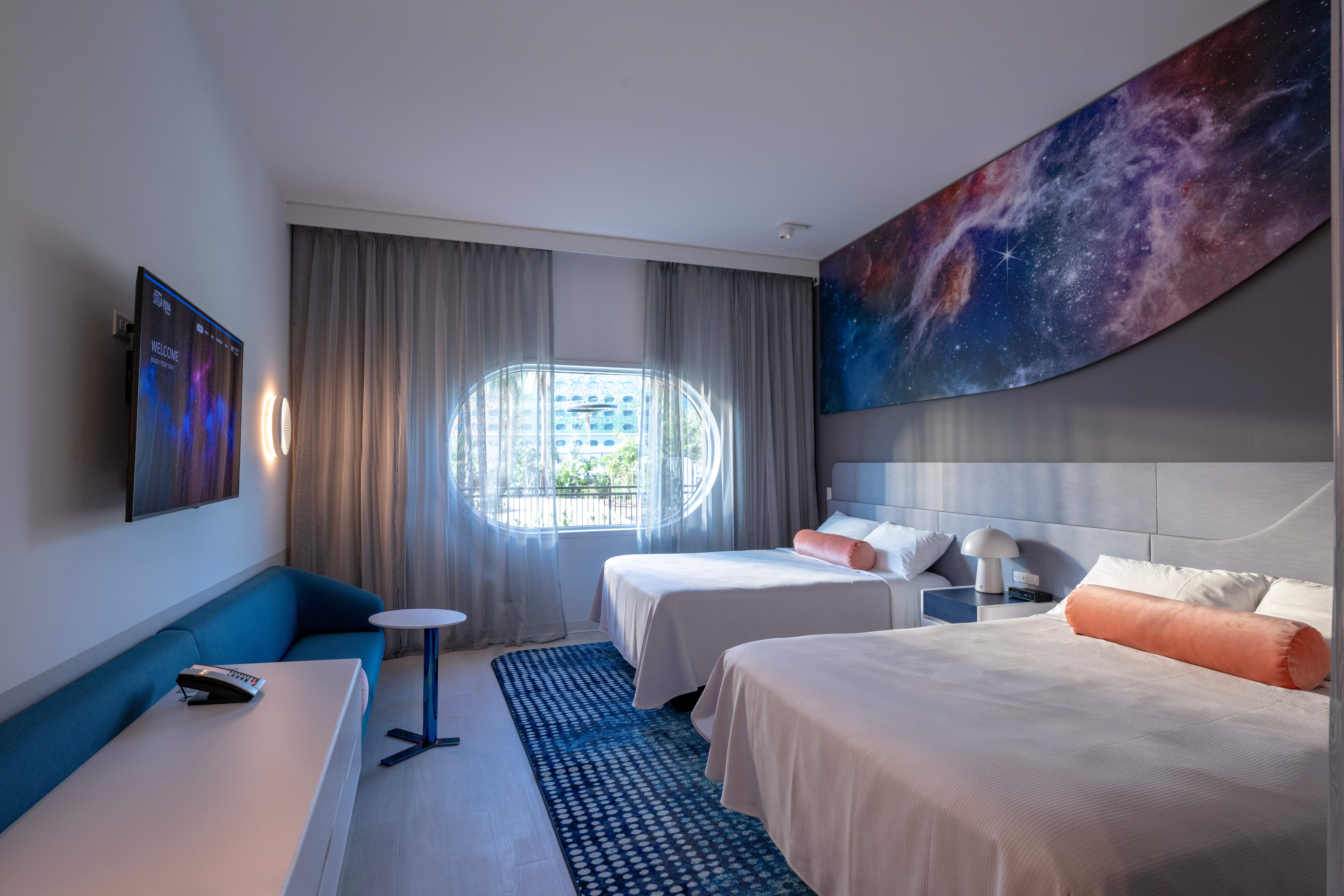 Double Two Queen Beds