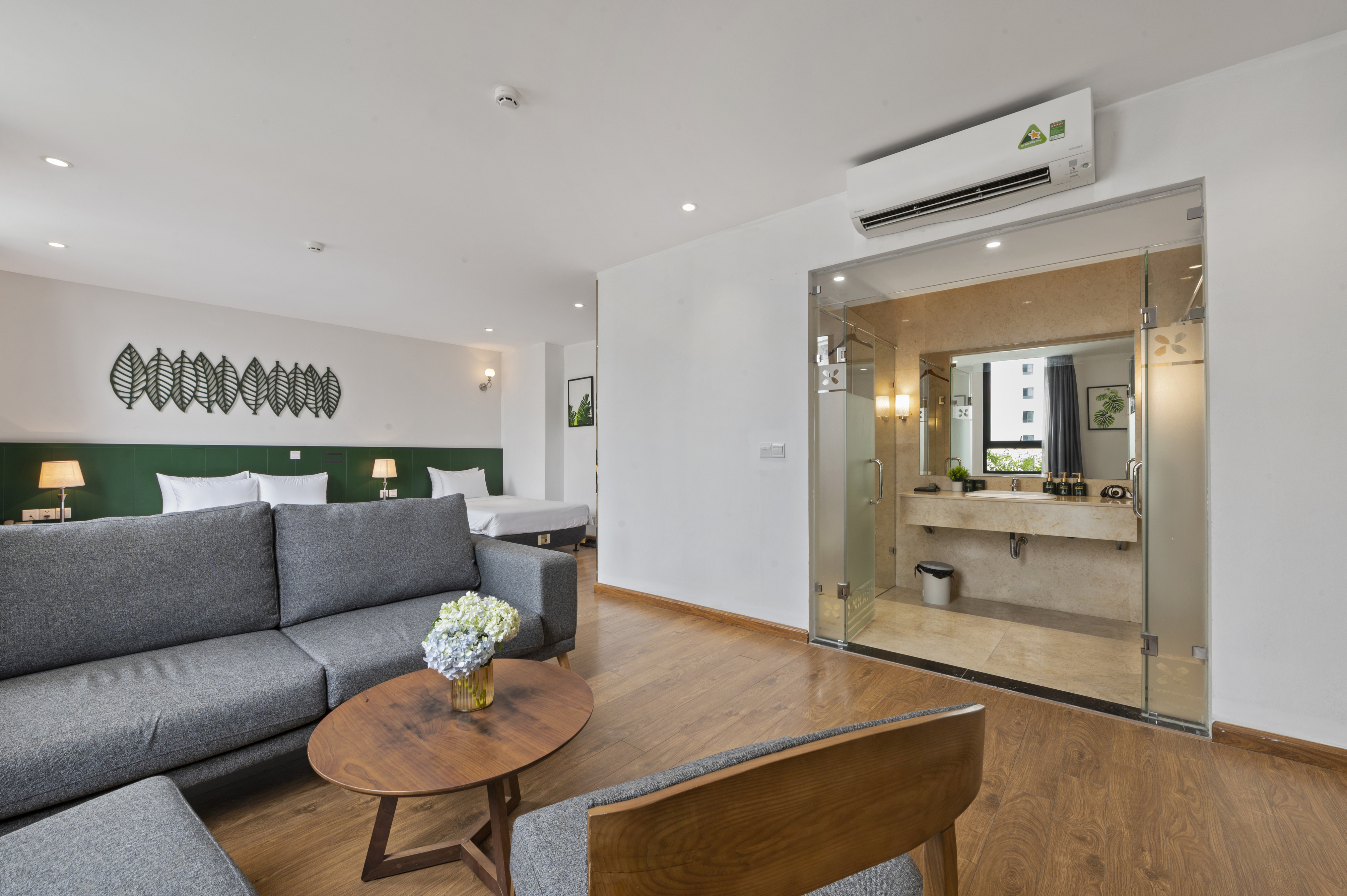 Family Room with Balcony with Views