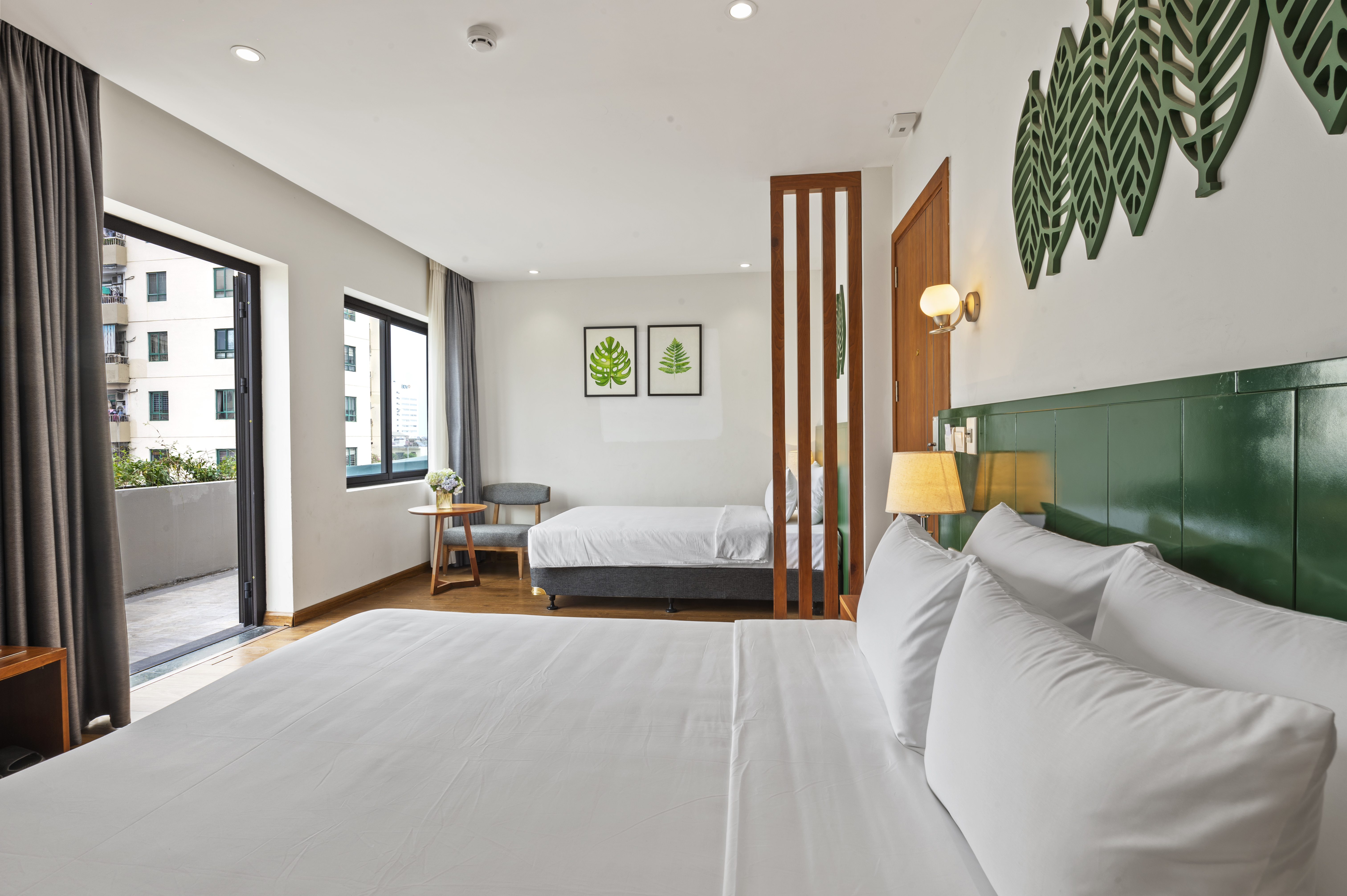 Family Room with Balcony with Views