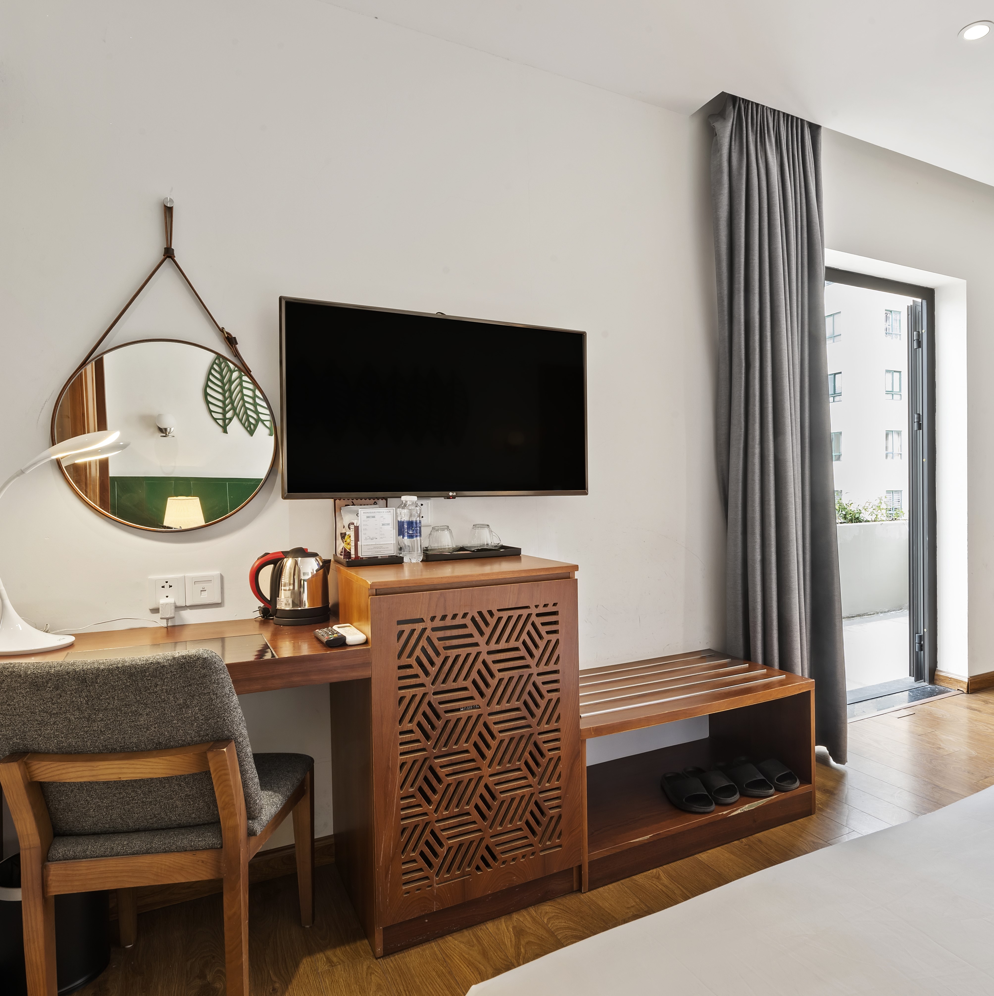 Family Room with Balcony with Views